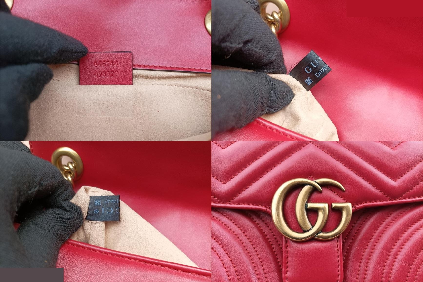 GG Marmont Leather Red — view 8