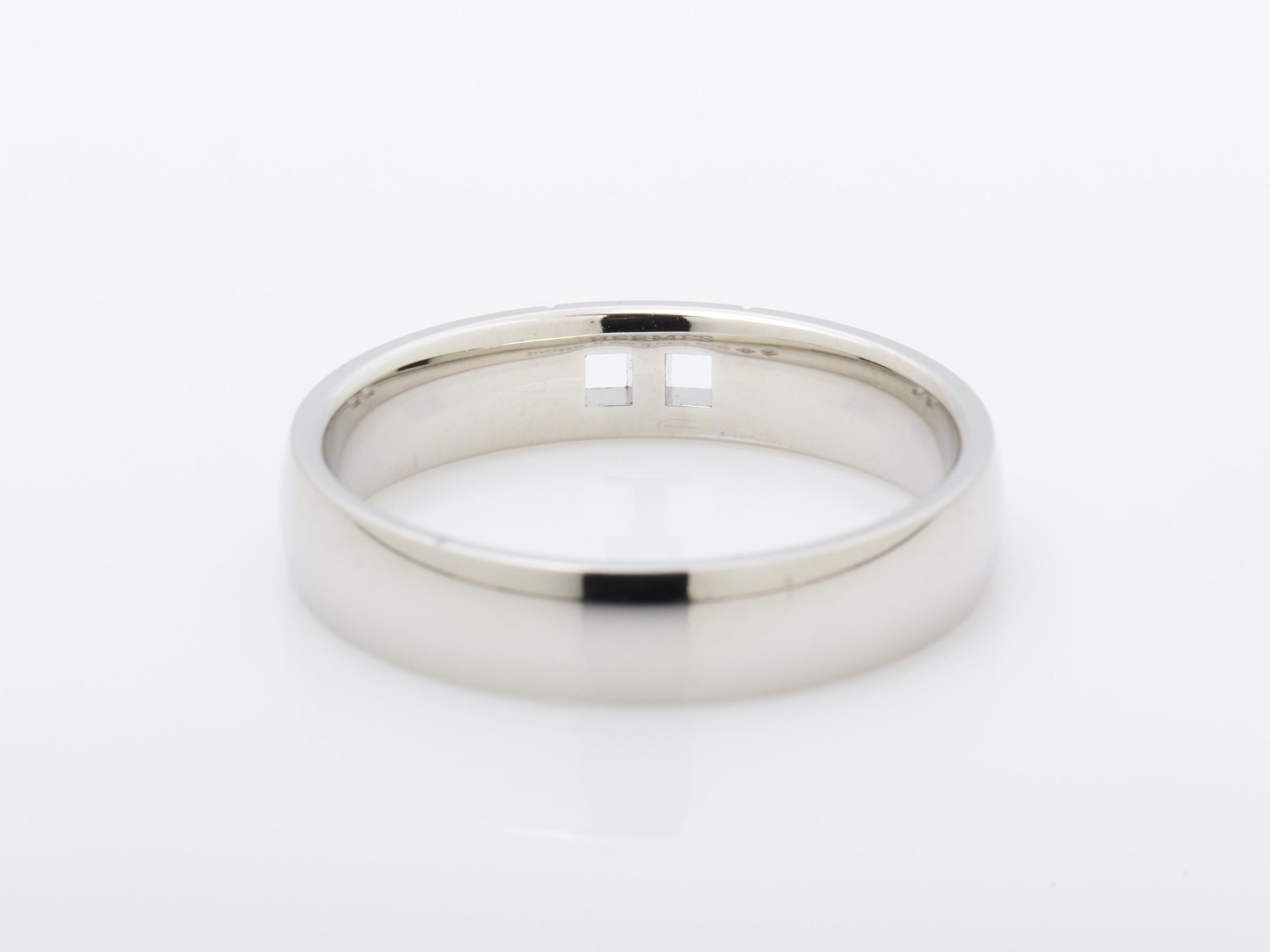 Ever Hercules Wedding Ring, 750WG, Diamond, 3.4g, Size #48 — view 4