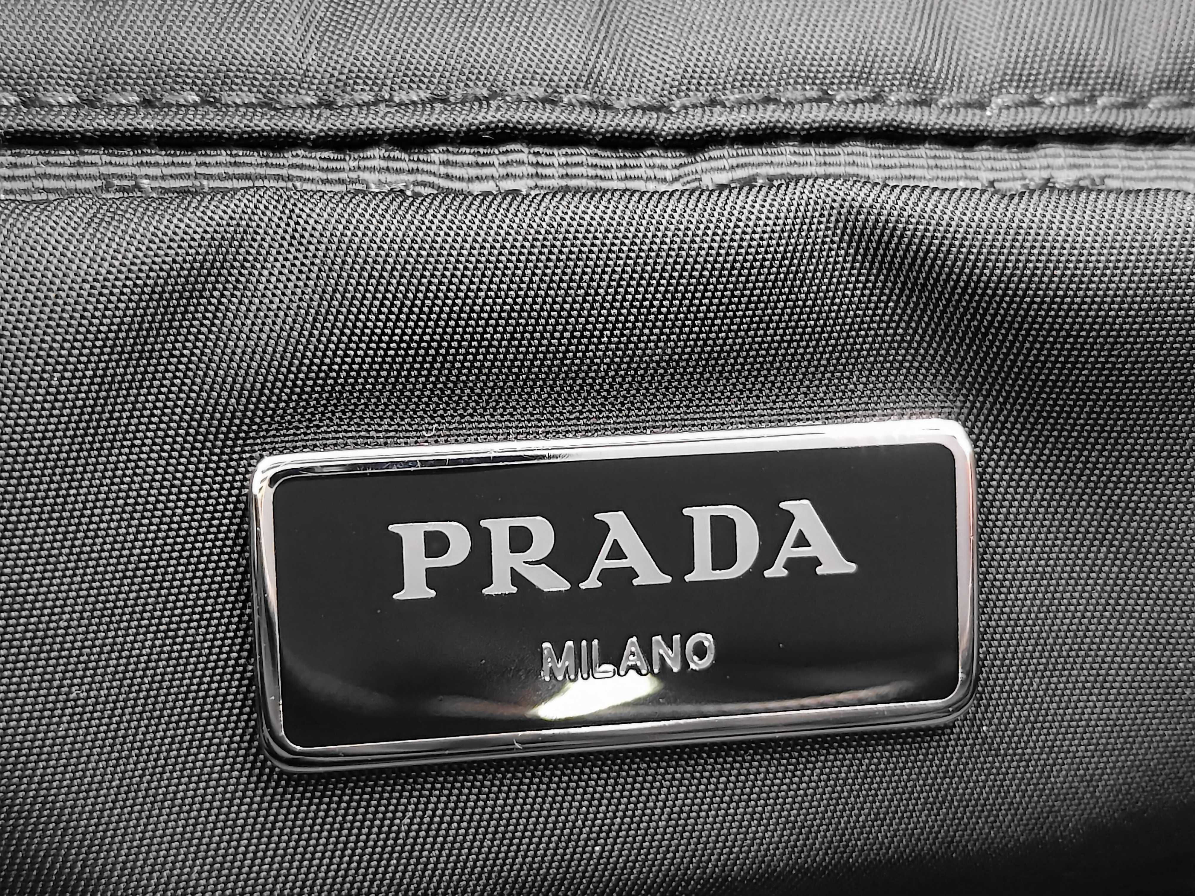 Small Padded Re-Nylon Strap Tote Bag — view 11