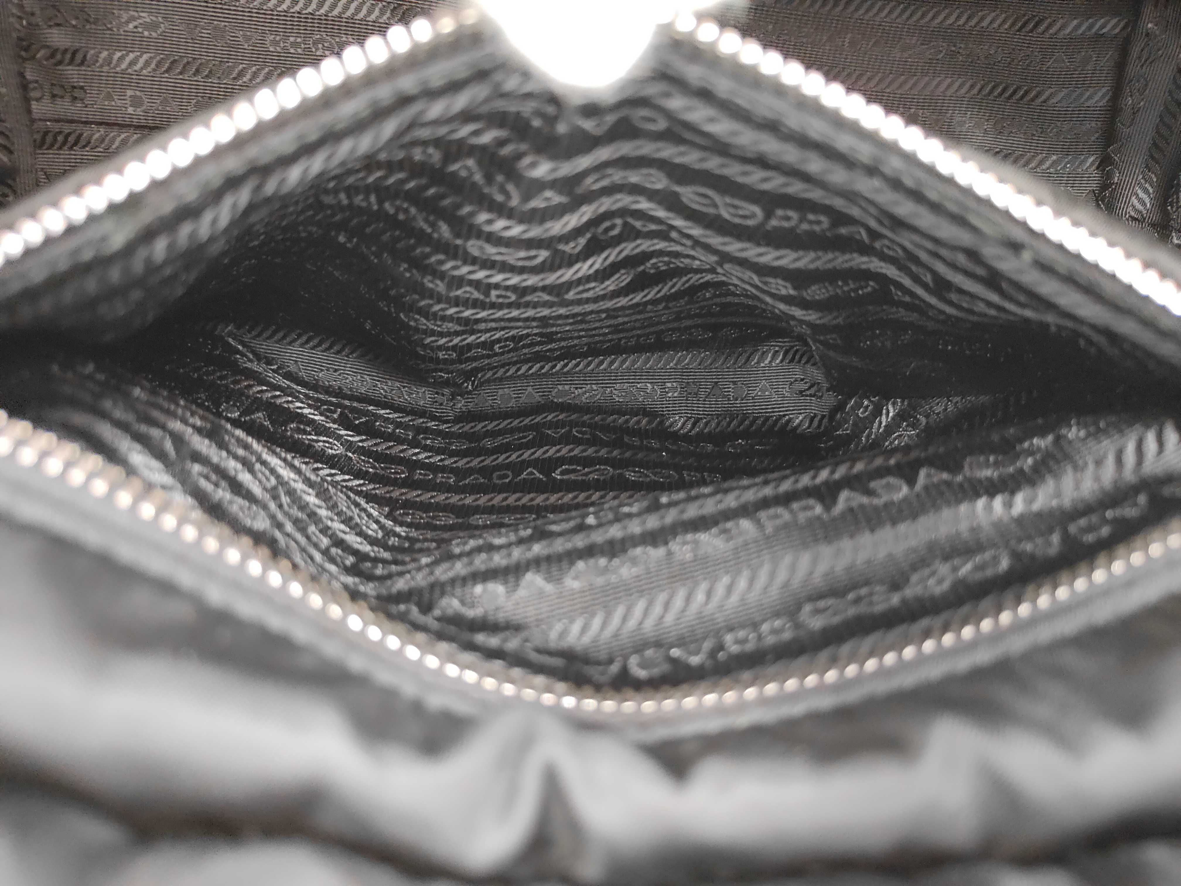 Small Padded Re-Nylon Strap Tote Bag — view 14