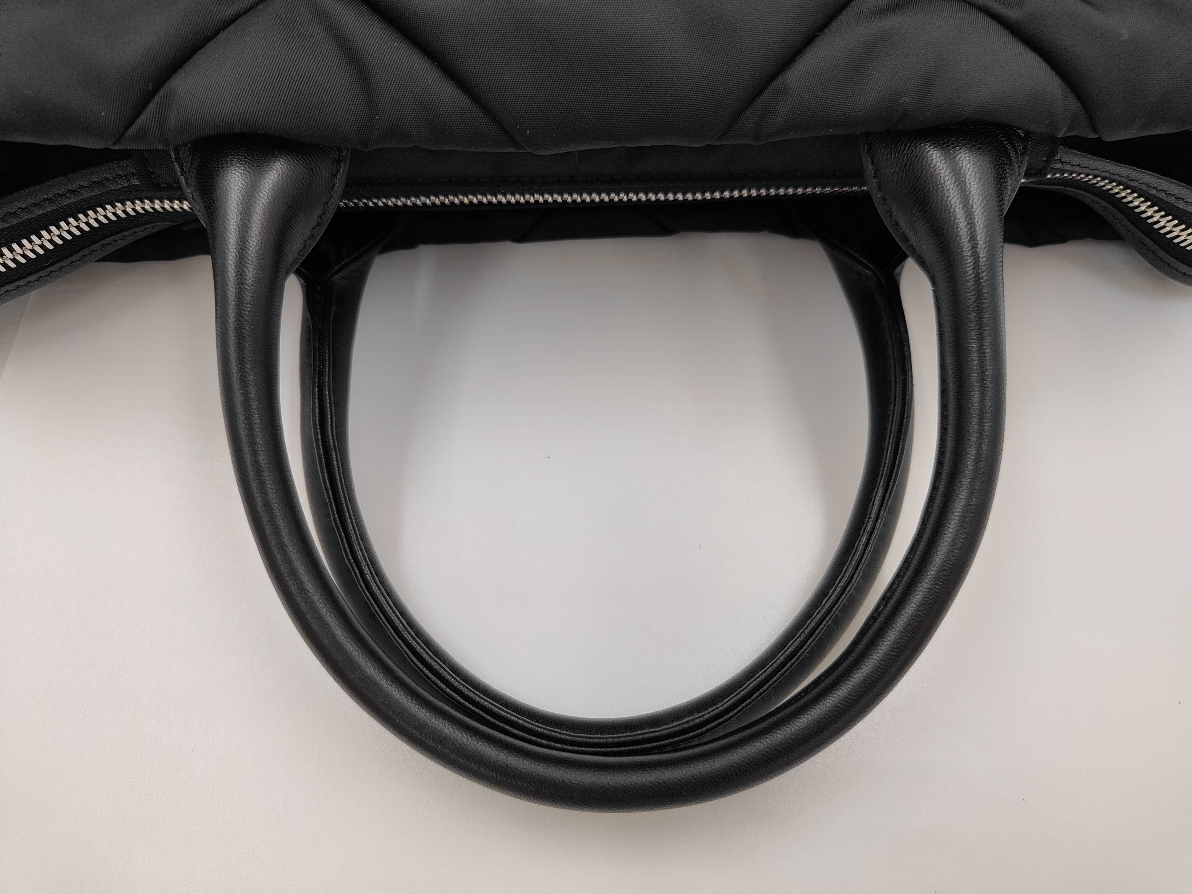 Small Padded Re-Nylon Strap Tote Bag — view 7