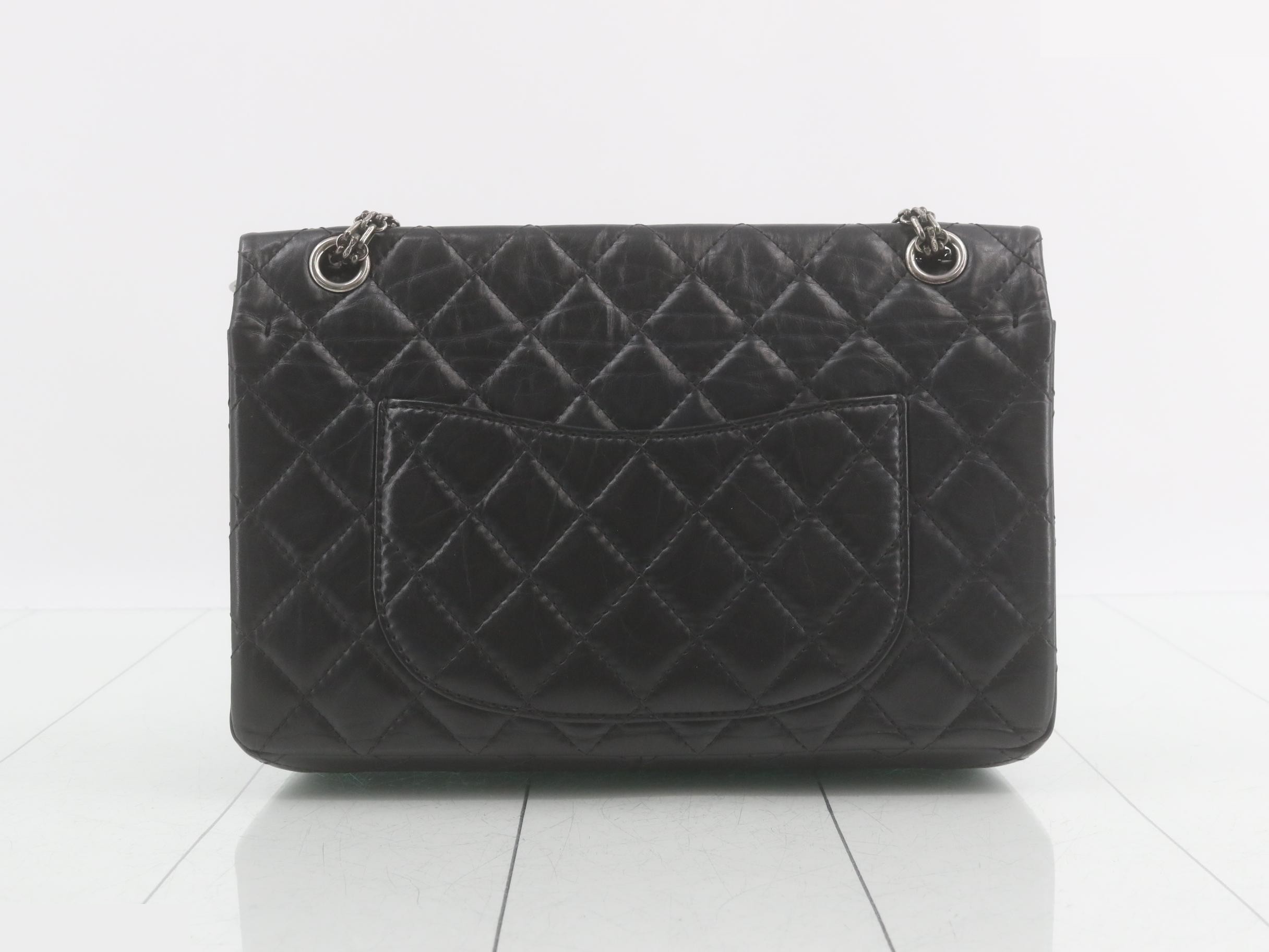 2.55 Leather Double Flap Double Chain Shoulder Bag — view 2