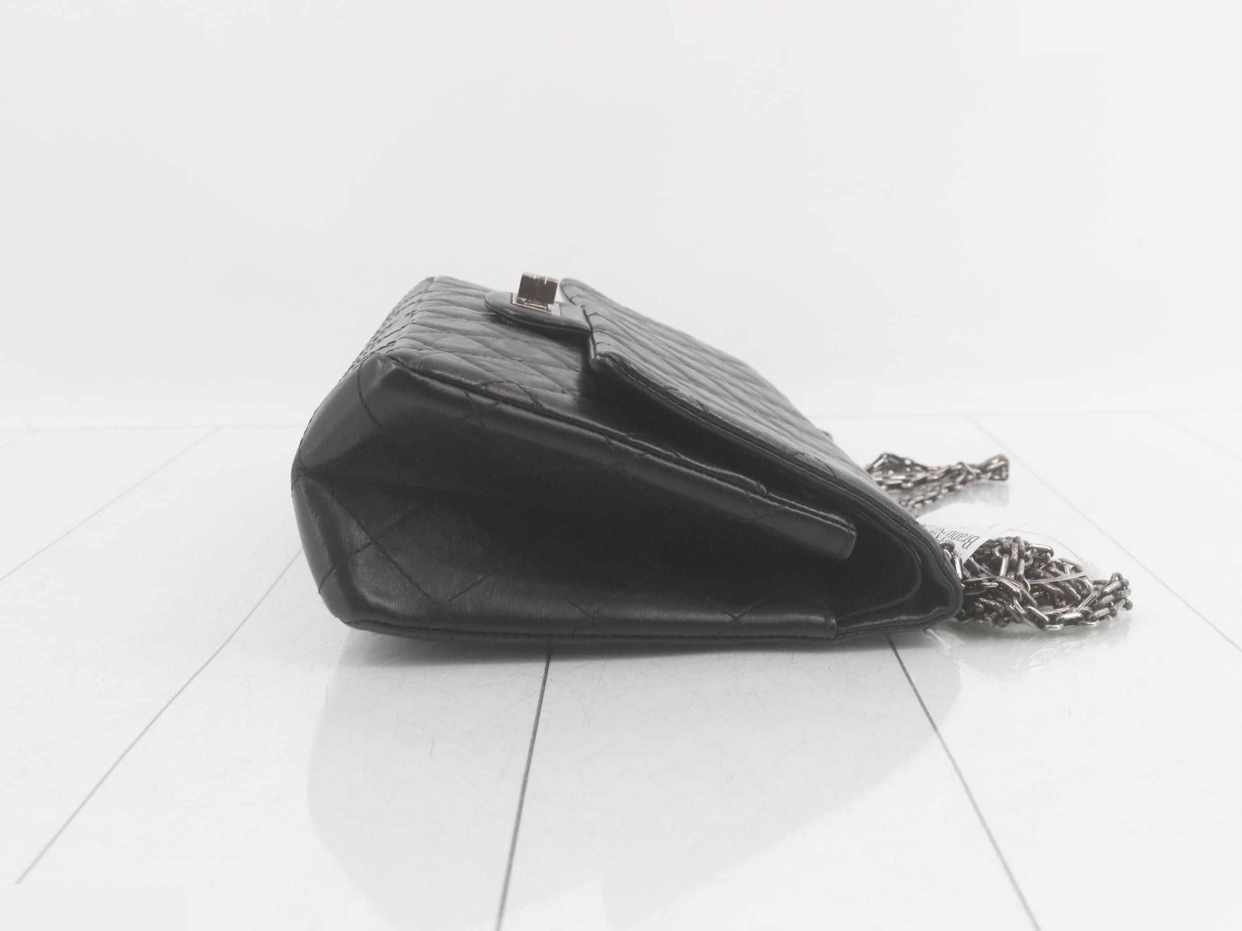 2.55 Leather Double Flap Double Chain Shoulder Bag — view 3