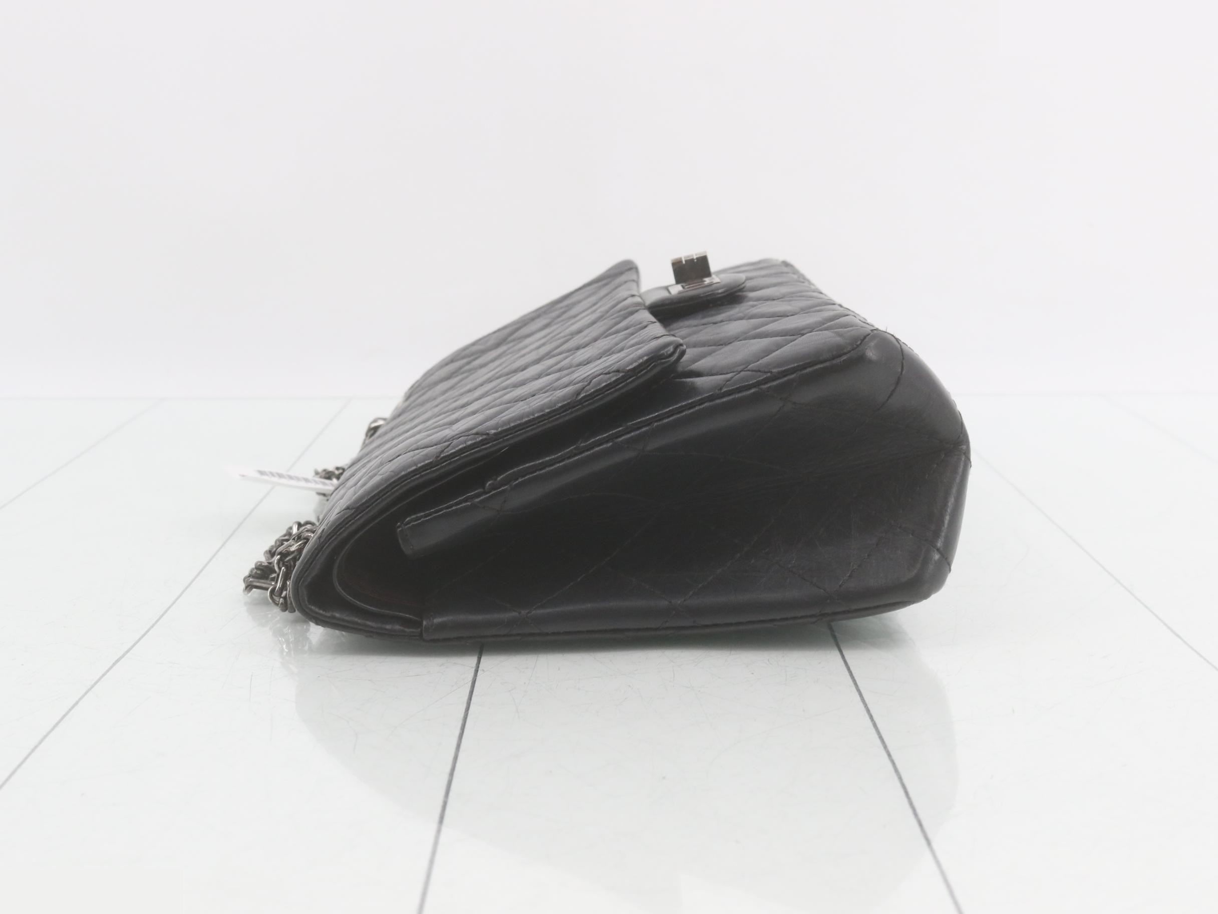 2.55 Leather Double Flap Double Chain Shoulder Bag — view 4