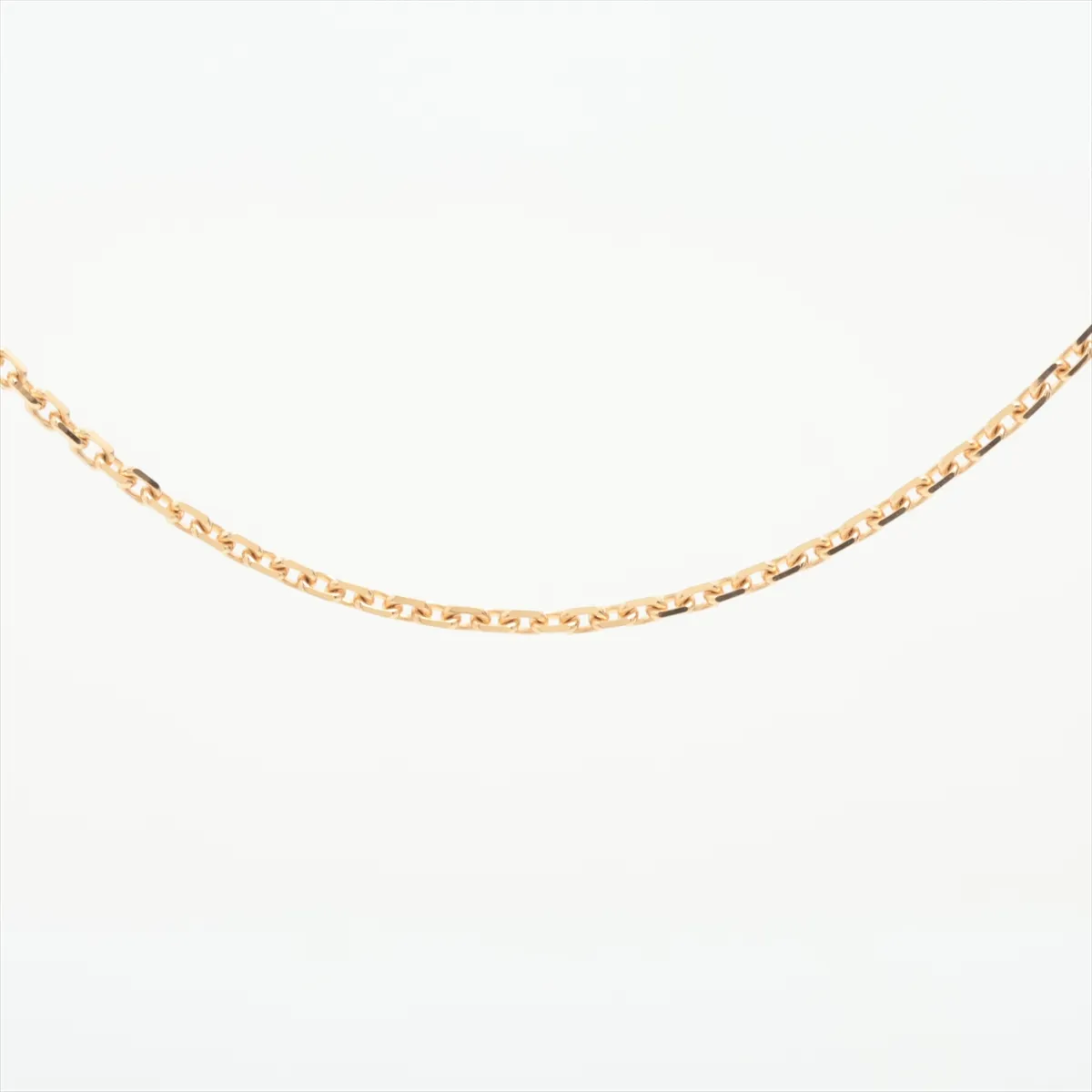 Forza Chain Necklace, 750 (Yellow Gold), 3.8g, JO814518 VCARO3YJ00, 5cm added for size adjustment. — view 2