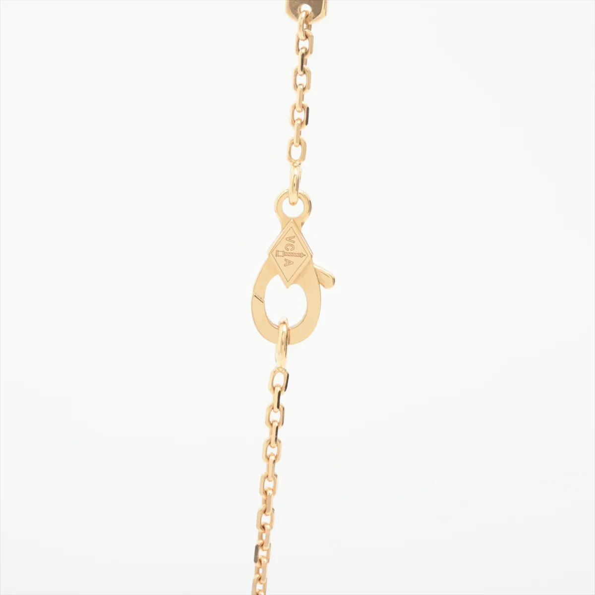 Forza Chain Necklace, 750 (Yellow Gold), 3.8g, JO814518 VCARO3YJ00, 5cm added for size adjustment. — view 3