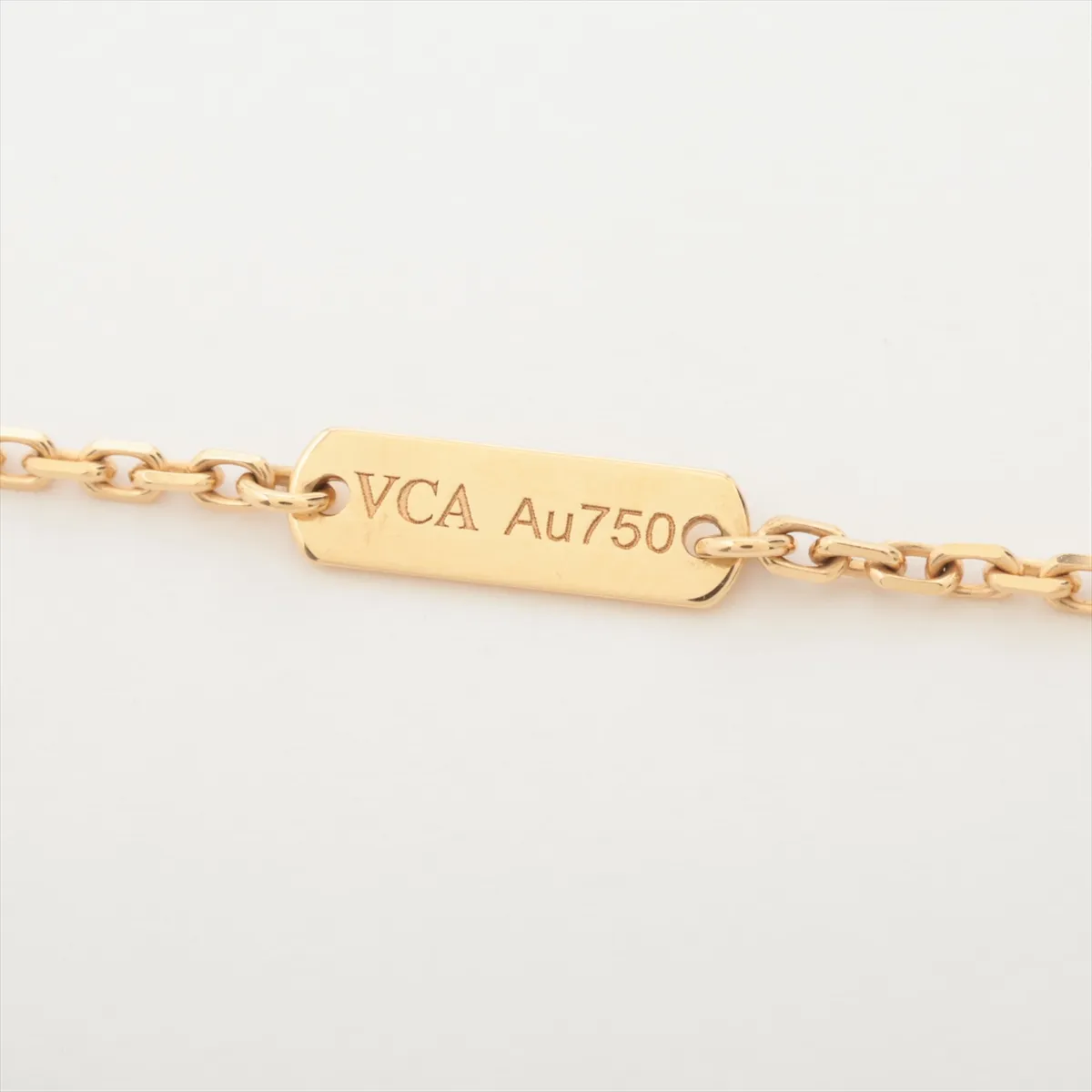 Forza Chain Necklace, 750 (Yellow Gold), 3.8g, JO814518 VCARO3YJ00, 5cm added for size adjustment. — view 4