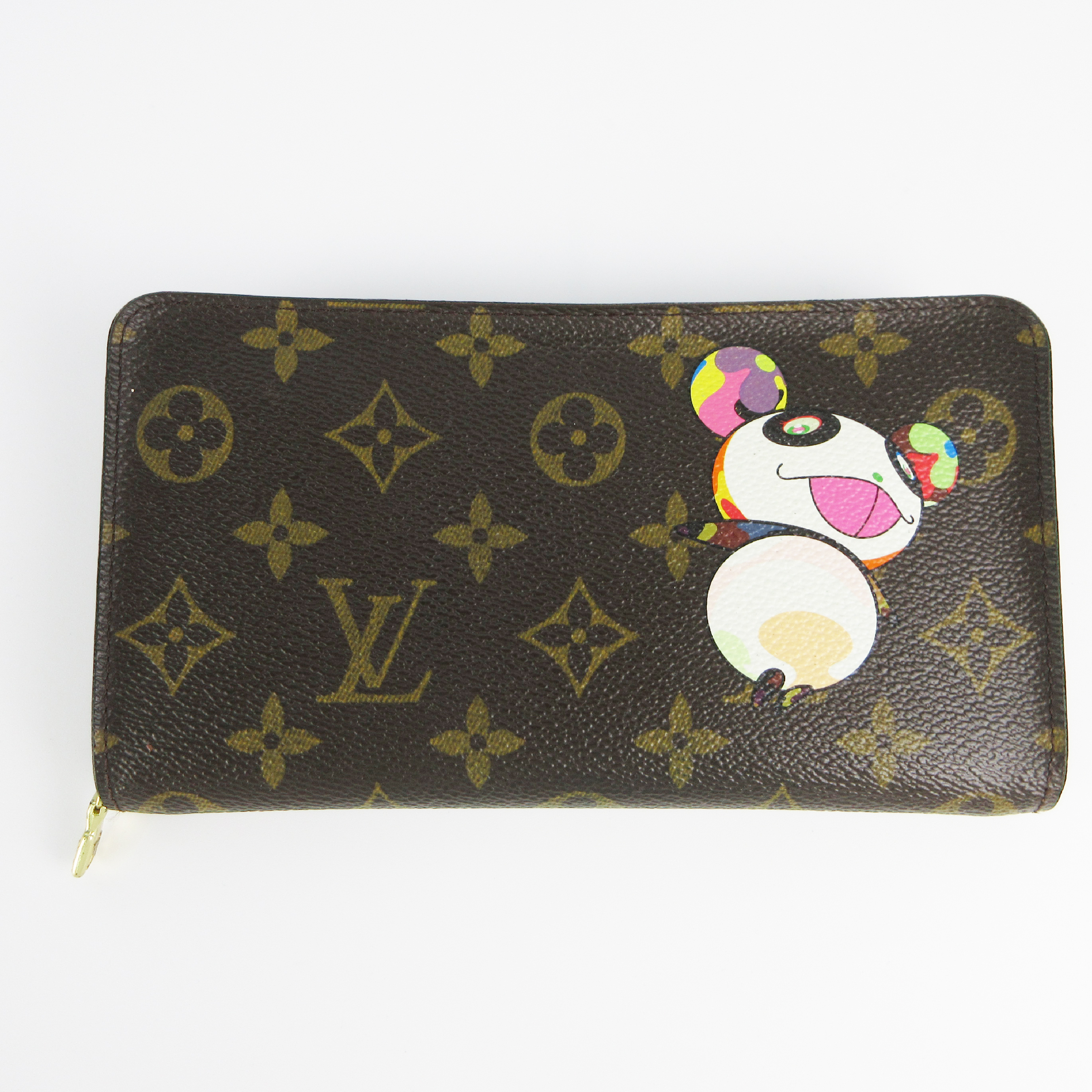 M61729 Portemonnaie Zip Round Zipper Monogram Panda Takashi Murakami Long Wallet CA0074 — view 2