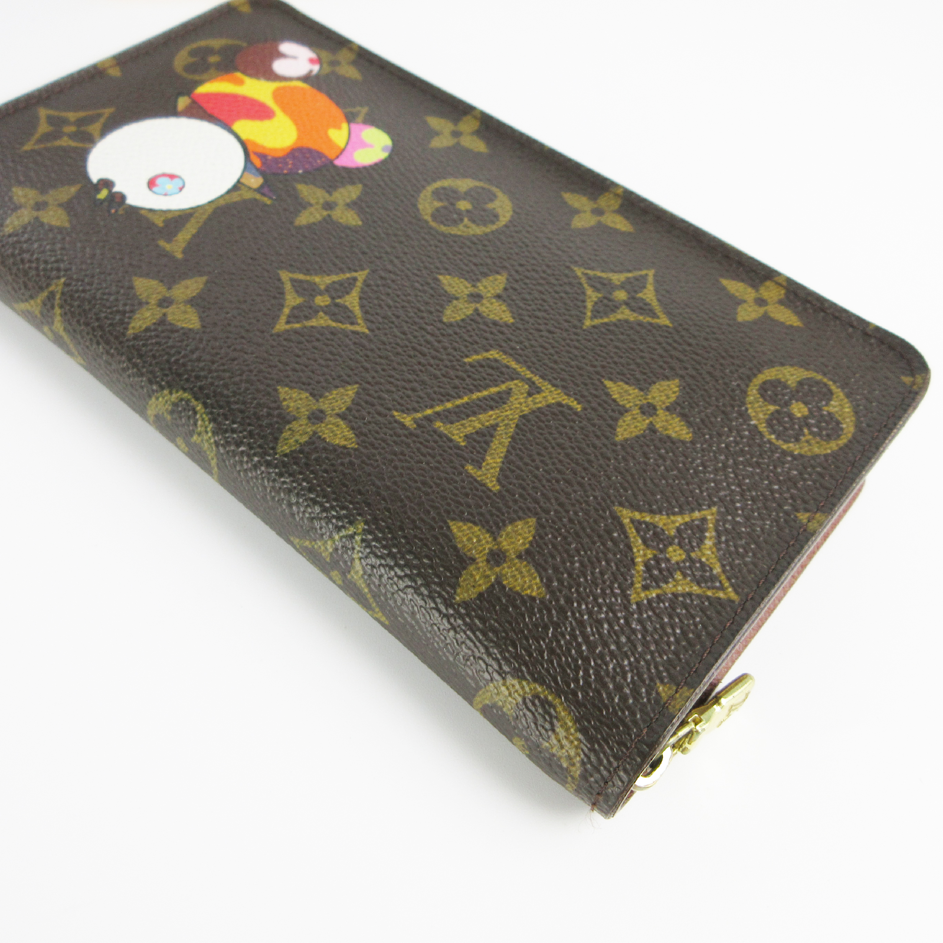 M61729 Portemonnaie Zip Round Zipper Monogram Panda Takashi Murakami Long Wallet CA0074 — view 14