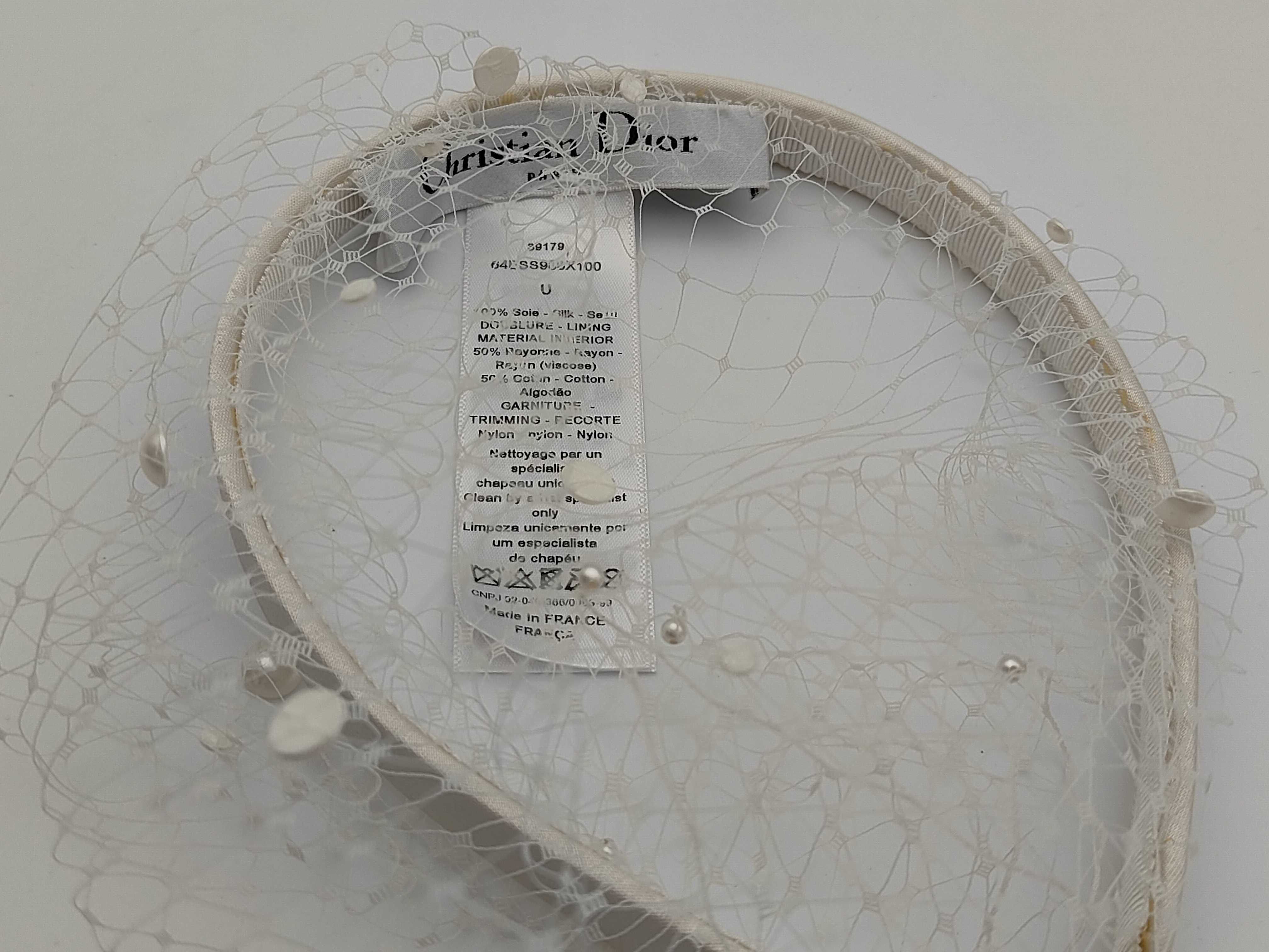 Christian Pearl Veil Headband Hair Accessory — view 3