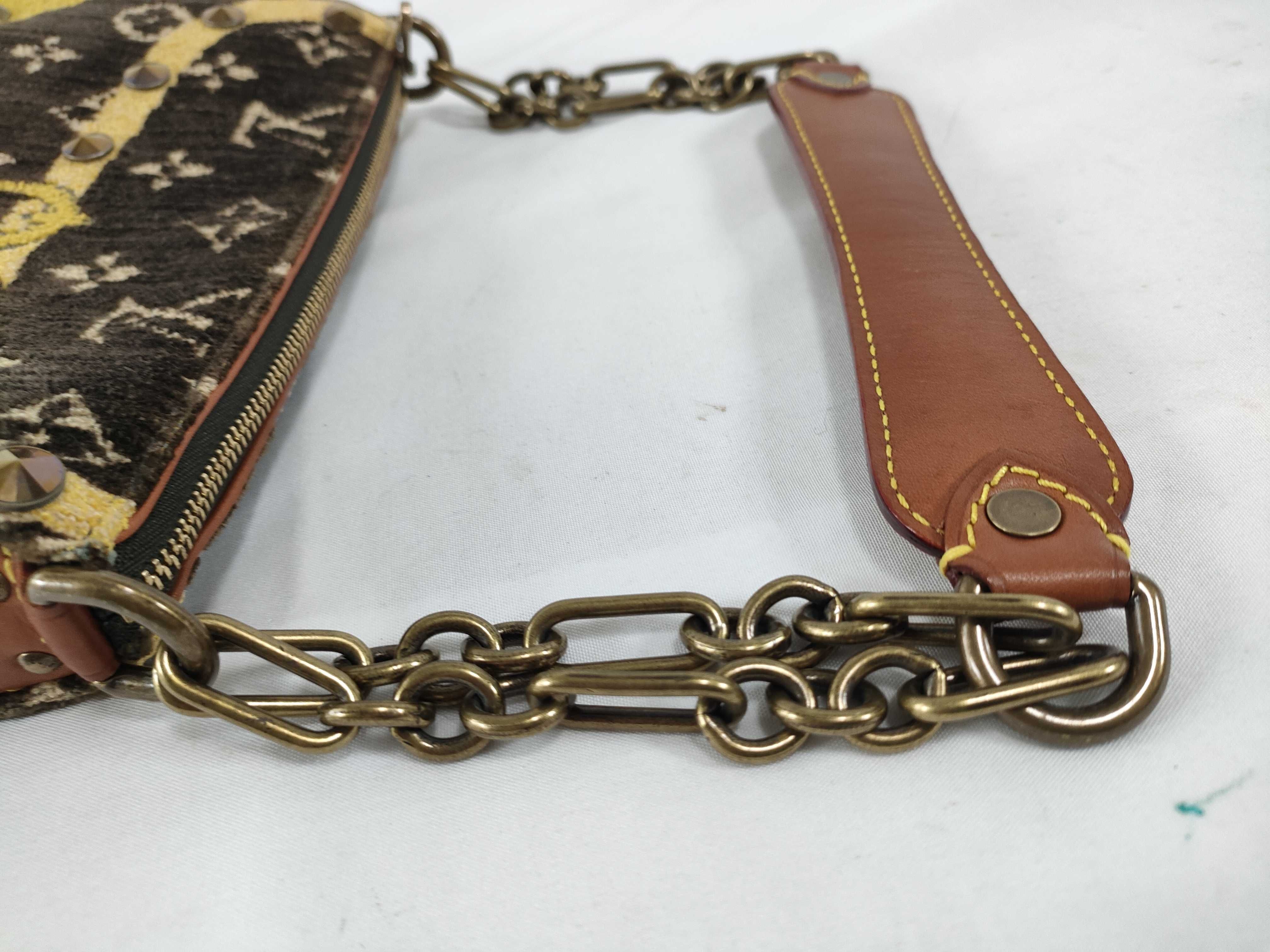 Monogram Louis Vuitton Monogram Trompe l'oeil Pochette Accessoires SL1004 Shoulder Bag — view 3