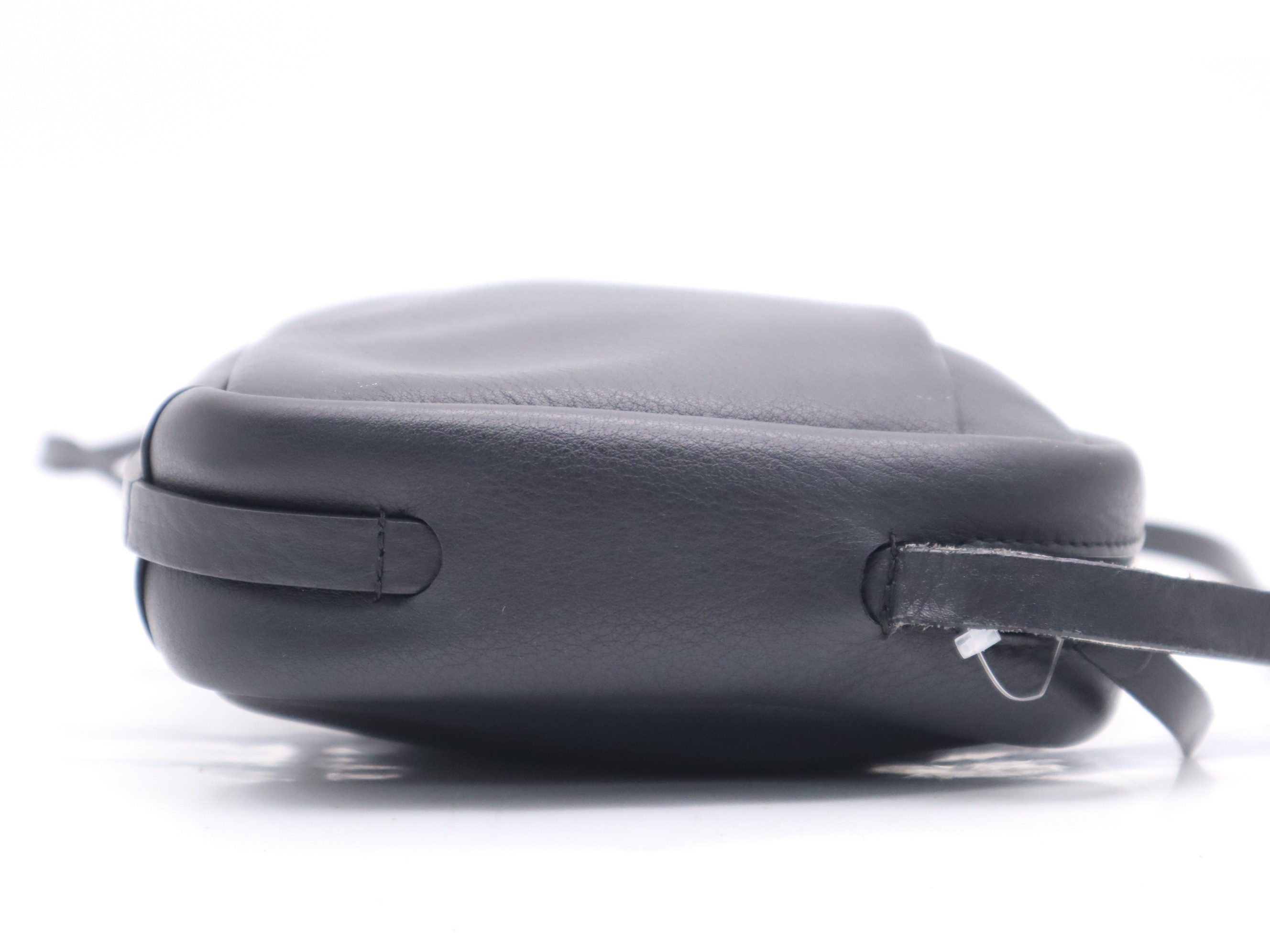 Leather Everyday Camera Bag Shoulder Bag, Black — view 5