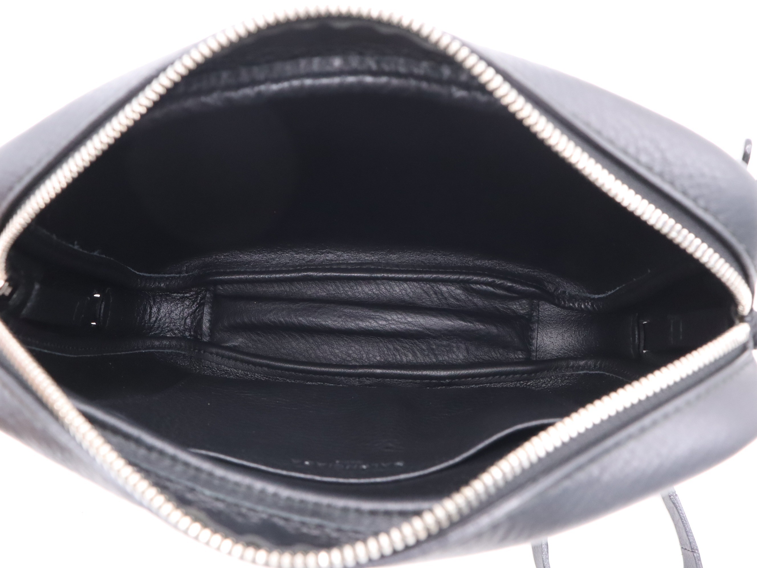 Leather Everyday Camera Bag Shoulder Bag, Black — view 7