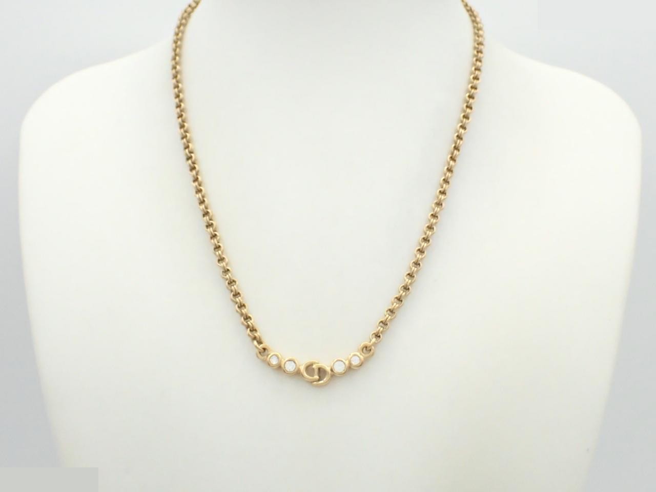 Gold necklace, chain approximately 43cm — view 3