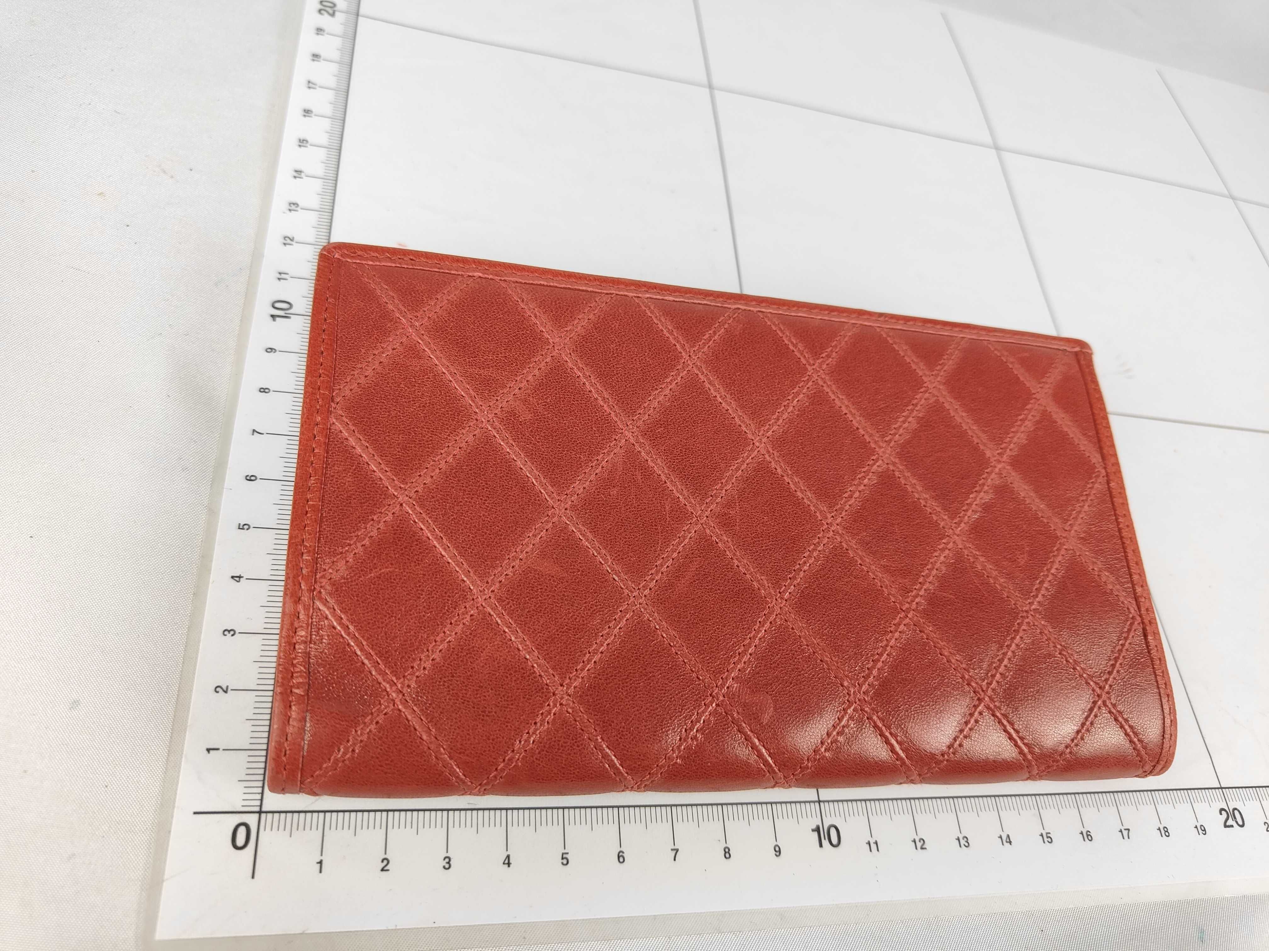 Bicolore Clasp Wallet (Red) — view 2