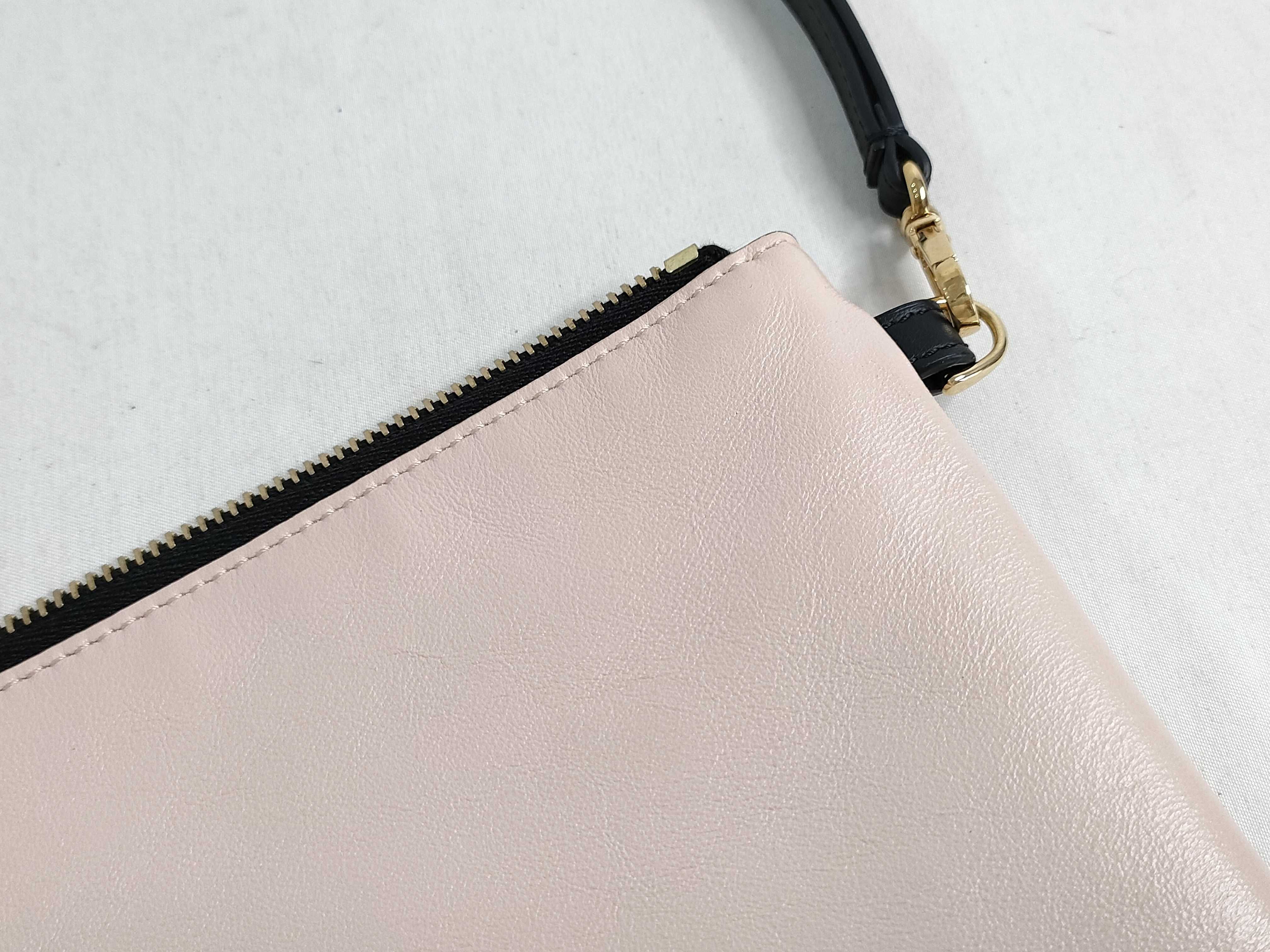 Logo Leather Clutch Bag 8N0178 Clutch Bag — view 13
