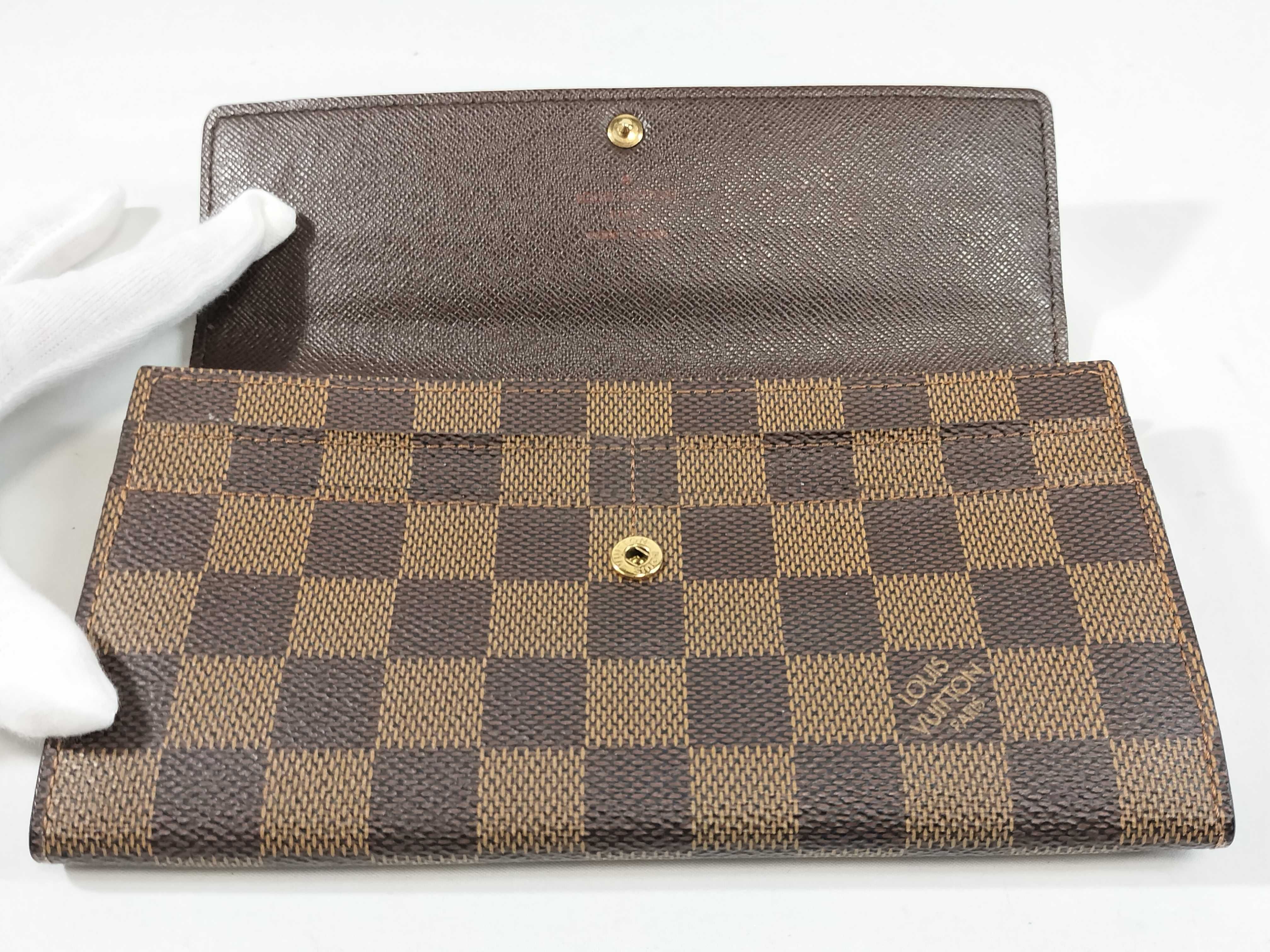 Damier Portemonnaie Credit Long Wallet N61725 — view 11