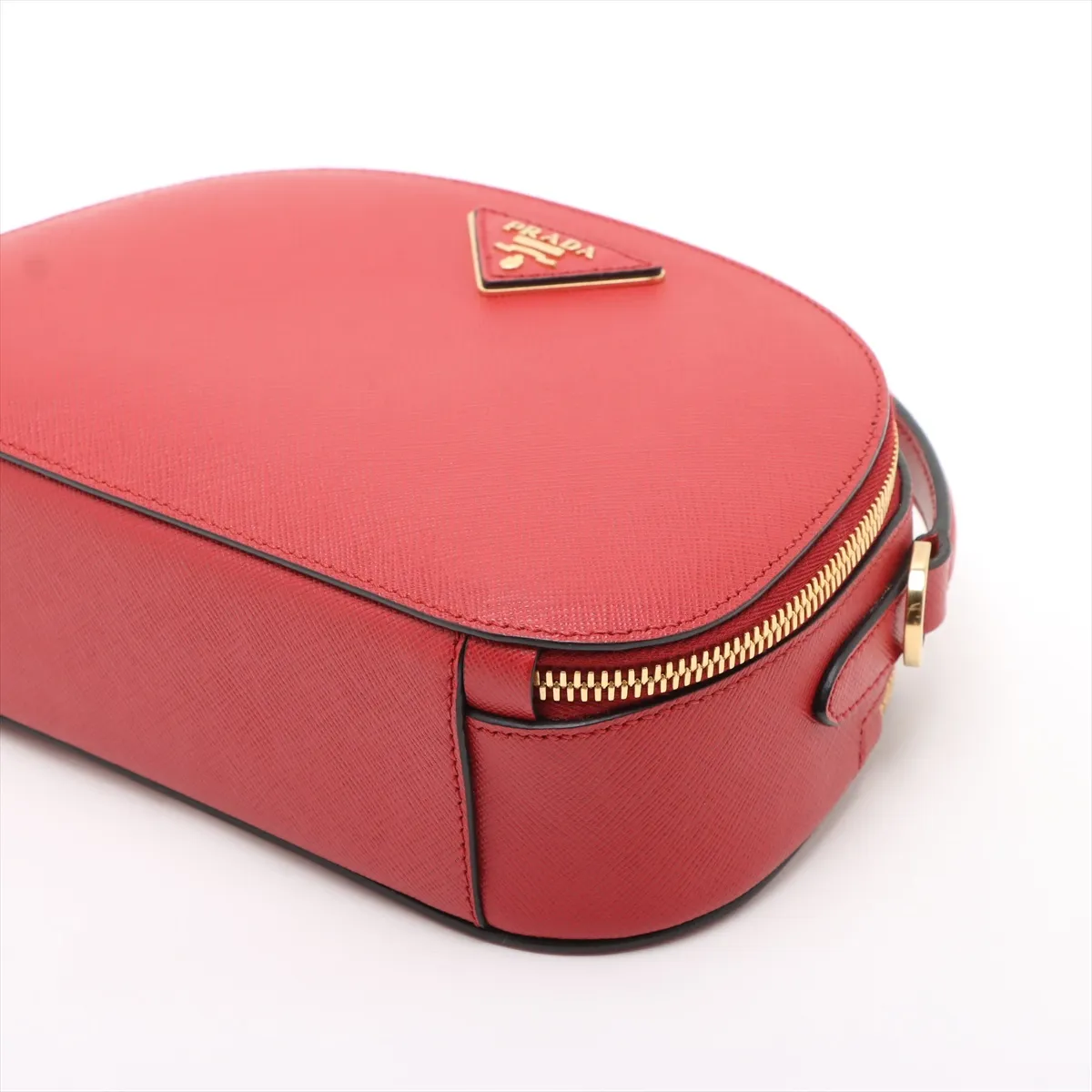 Saffiano Luxe Odette Leather 2WAY Handbag Red 1BH123 — view 3
