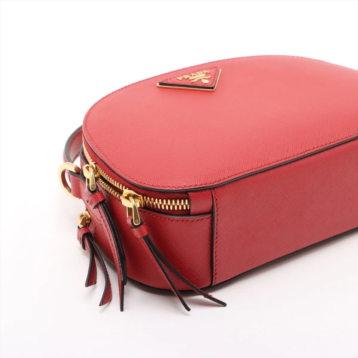 Saffiano Luxe Odette Leather 2WAY Handbag Red 1BH123 — view 4