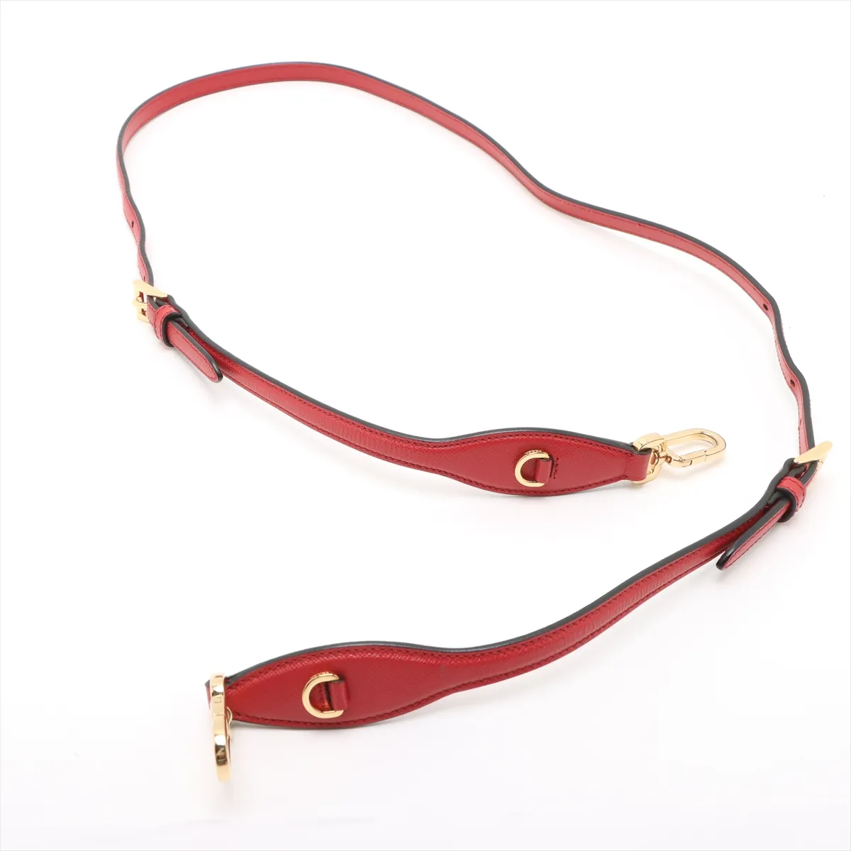 Saffiano Luxe Odette Leather 2WAY Handbag Red 1BH123 — view 5