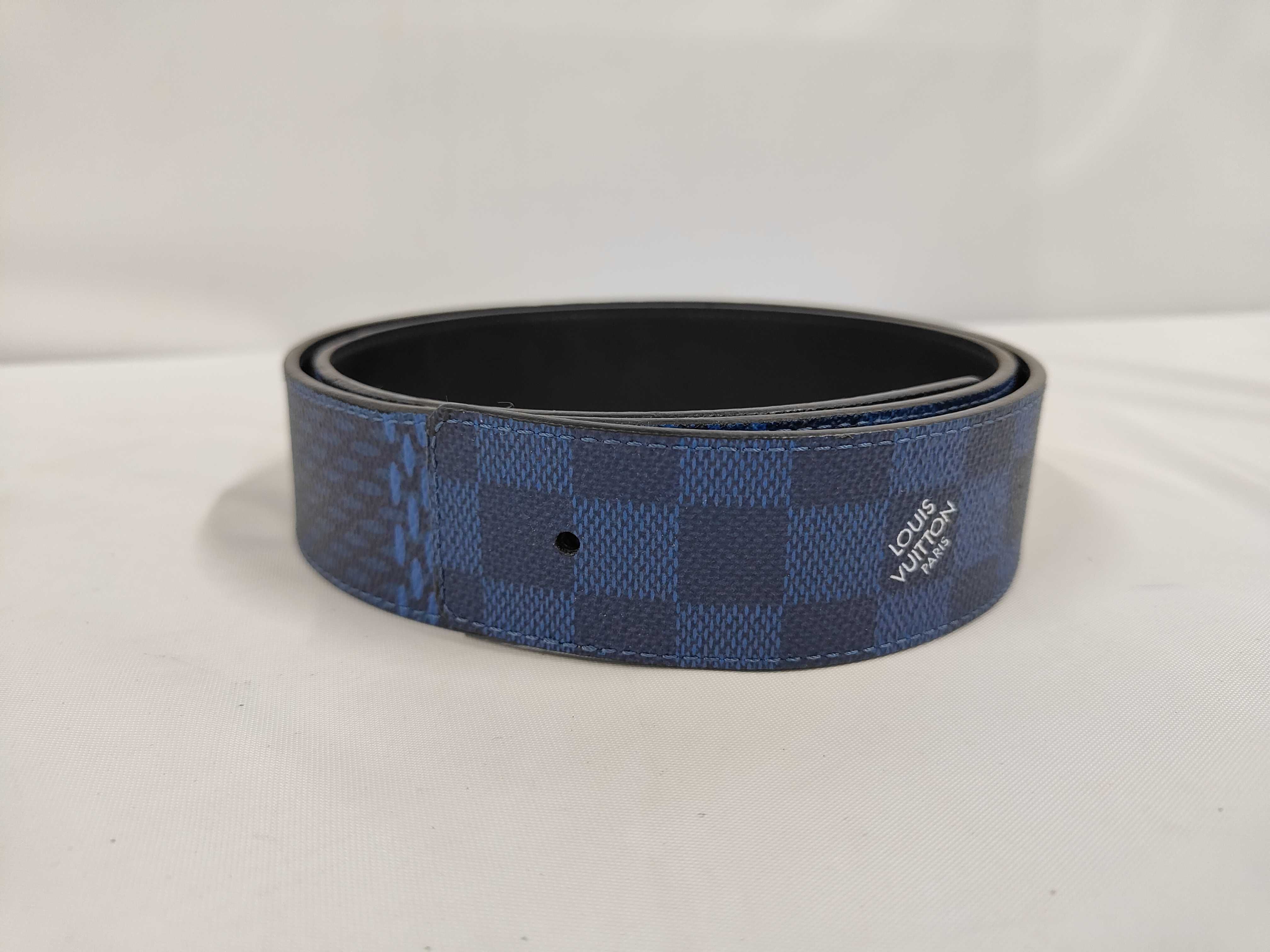 Damier Belt (Blue)
