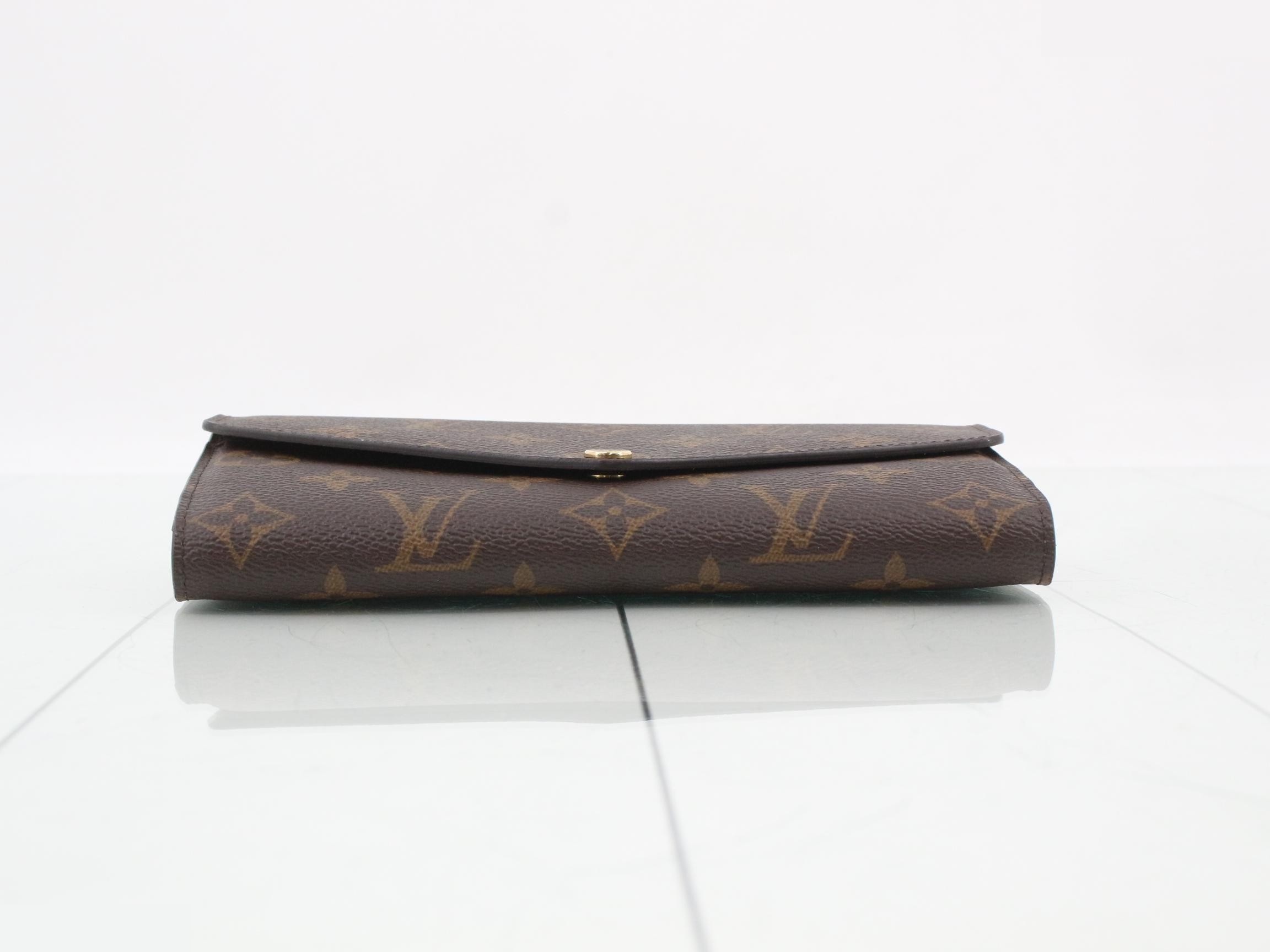 Monogram Portefeuille Sarah Bi-fold Long Wallet — view 3