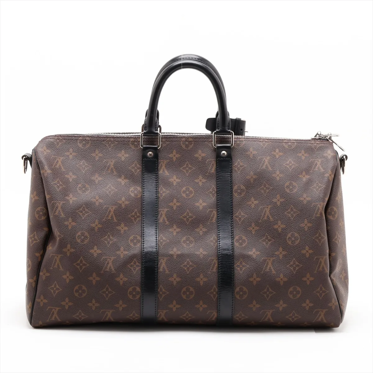 Monogram Macassar Keepall Bandoulière 45 M56711 DU3089 Brown x Black — view 2