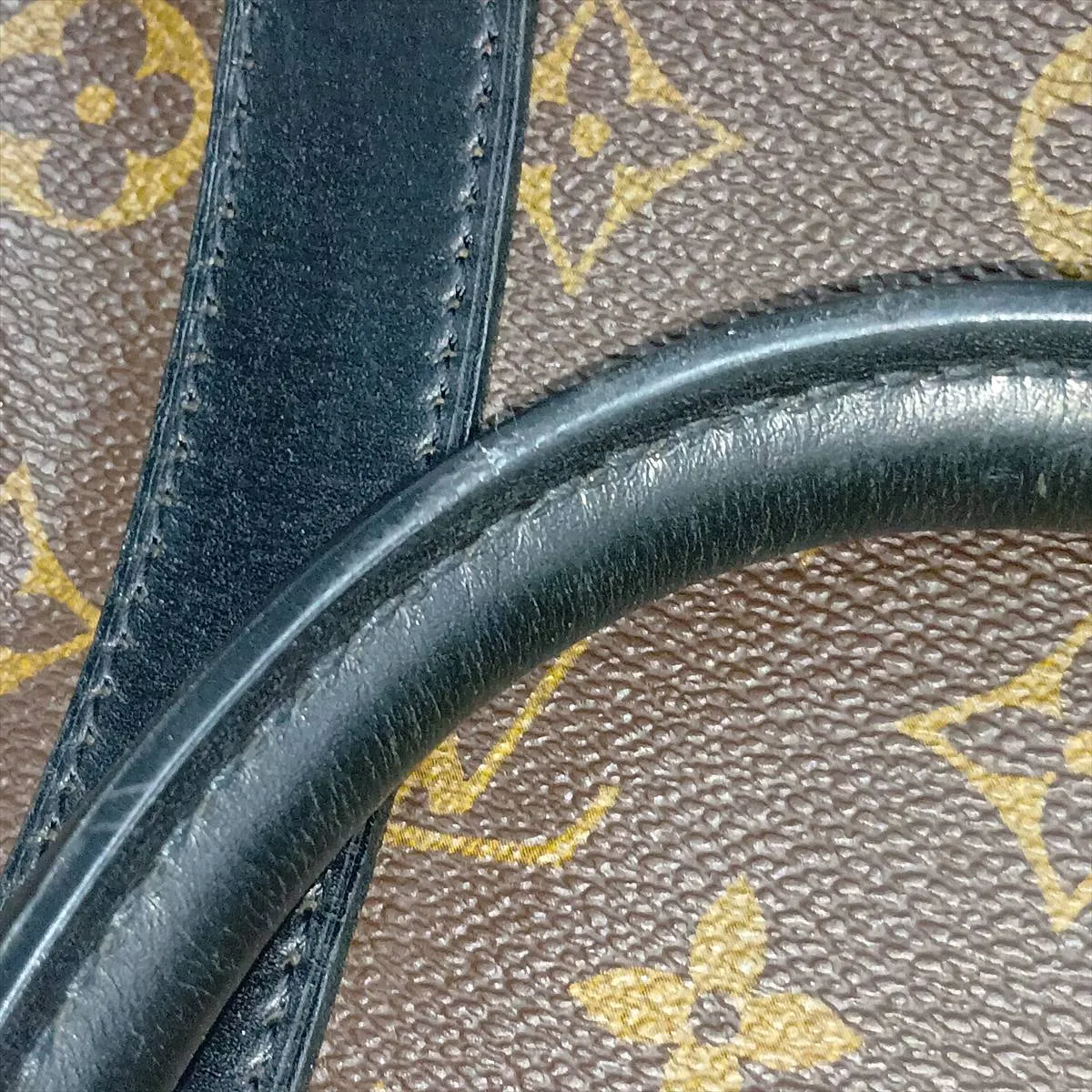 Monogram Macassar Keepall Bandoulière 45 M56711 DU3089 Brown x Black — view 12