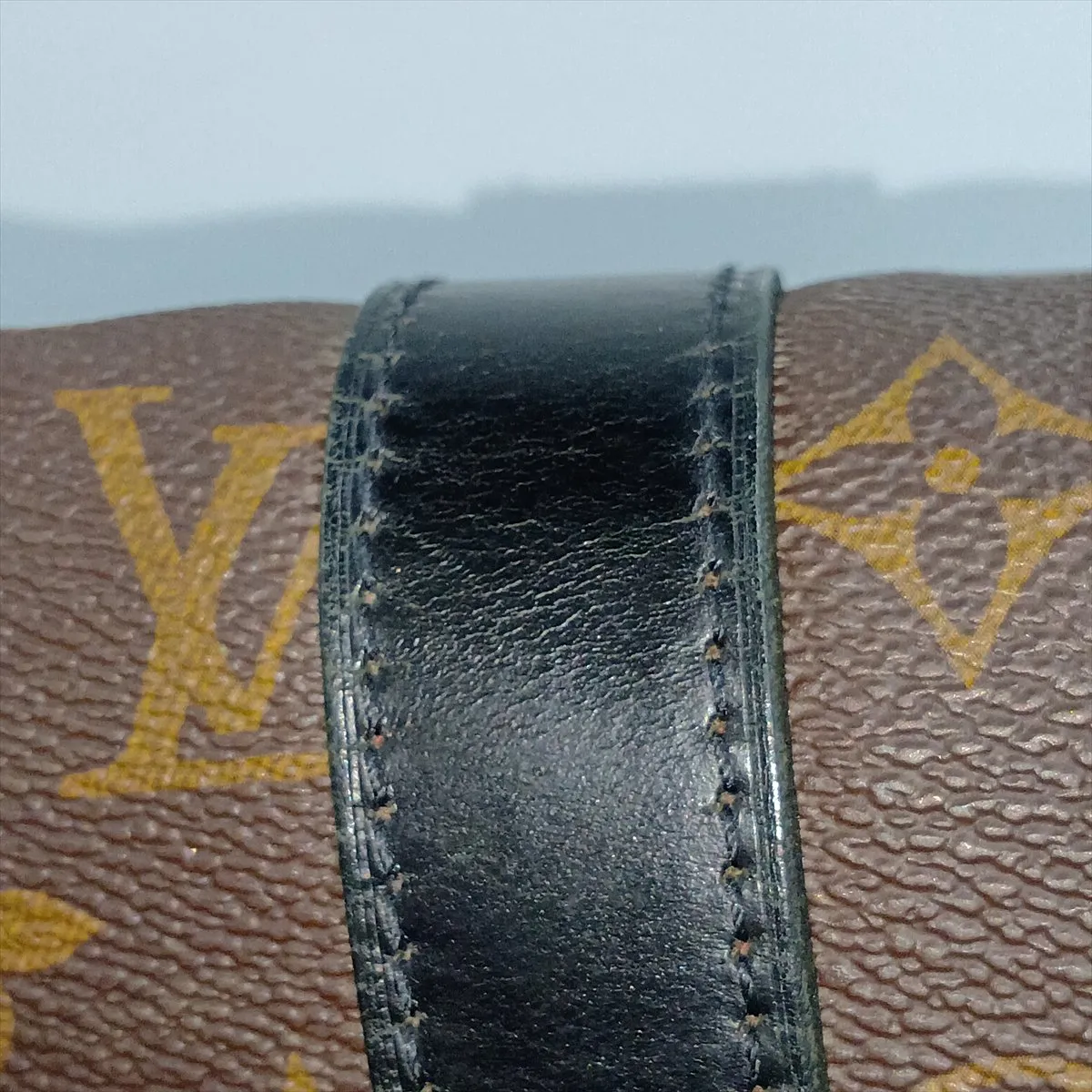Monogram Macassar Keepall Bandoulière 45 M56711 DU3089 Brown x Black — view 13