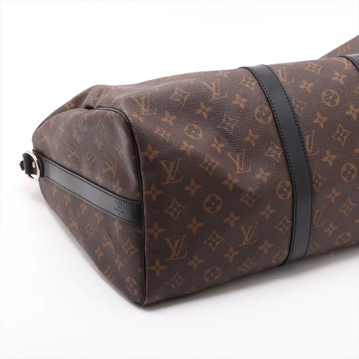 Monogram Macassar Keepall Bandoulière 45 M56711 DU3089 Brown x Black — view 4
