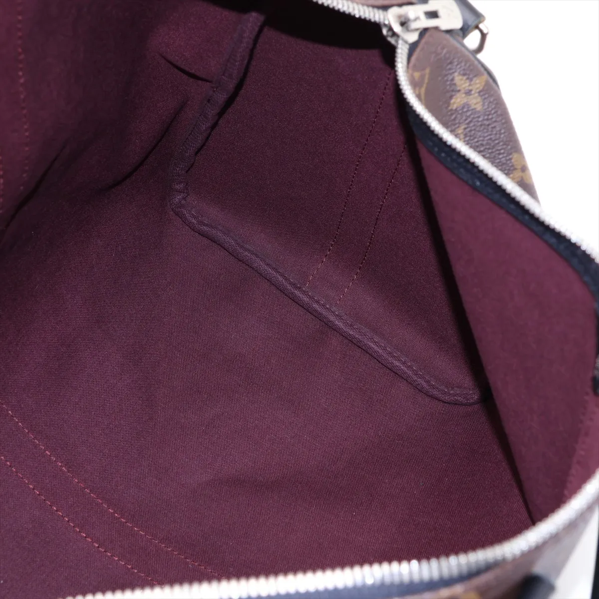 Monogram Macassar Keepall Bandoulière 45 M56711 DU3089 Brown x Black — view 8