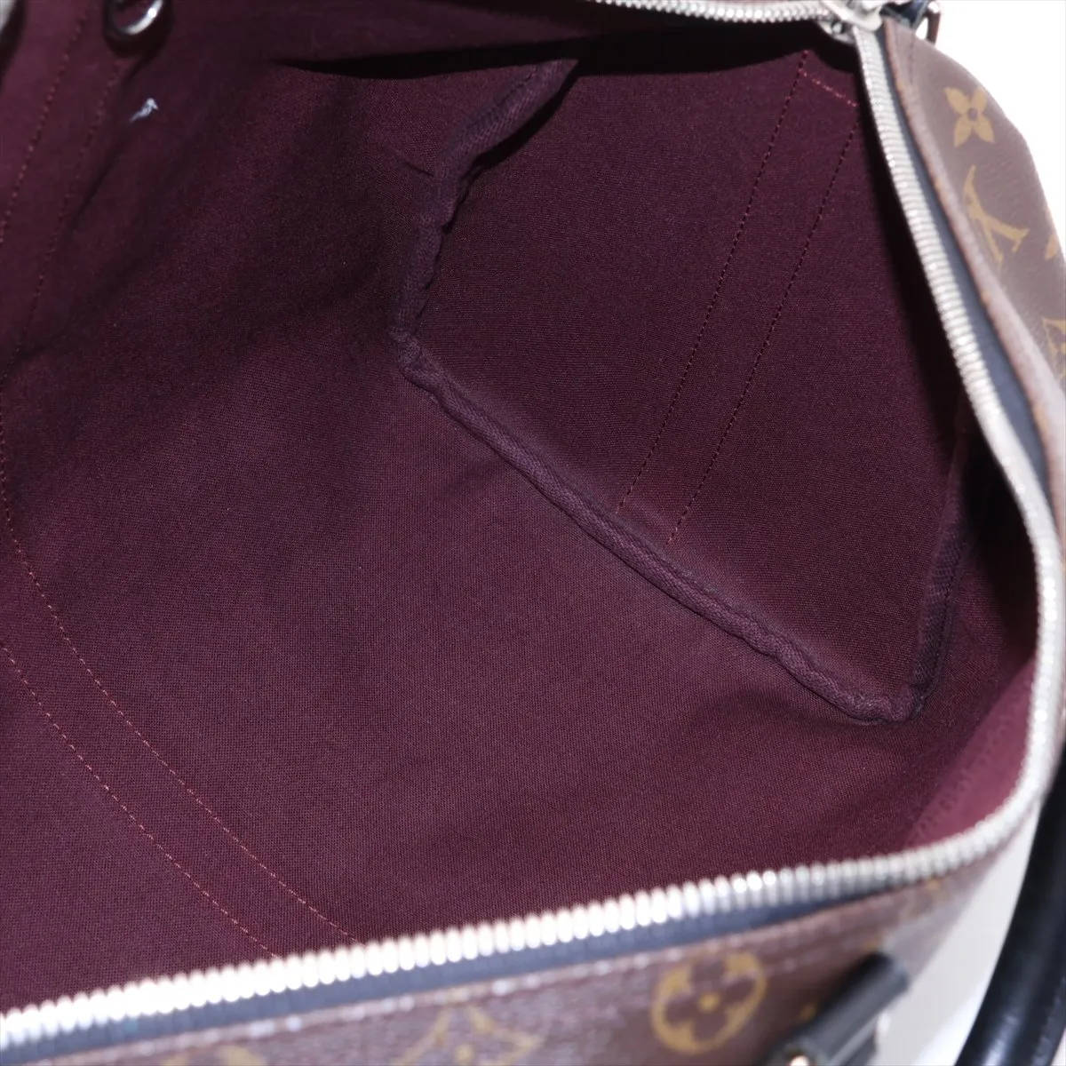 Monogram Macassar Keepall Bandoulière 45 M56711 DU3089 Brown x Black — view 9