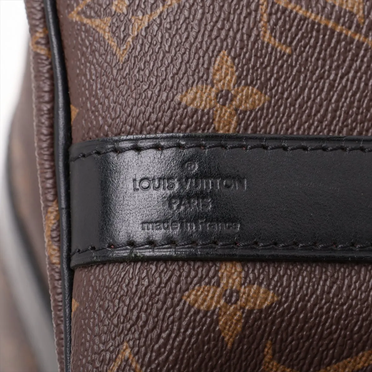 Monogram Macassar Keepall Bandoulière 45 M56711 DU3089 Brown x Black — view 10