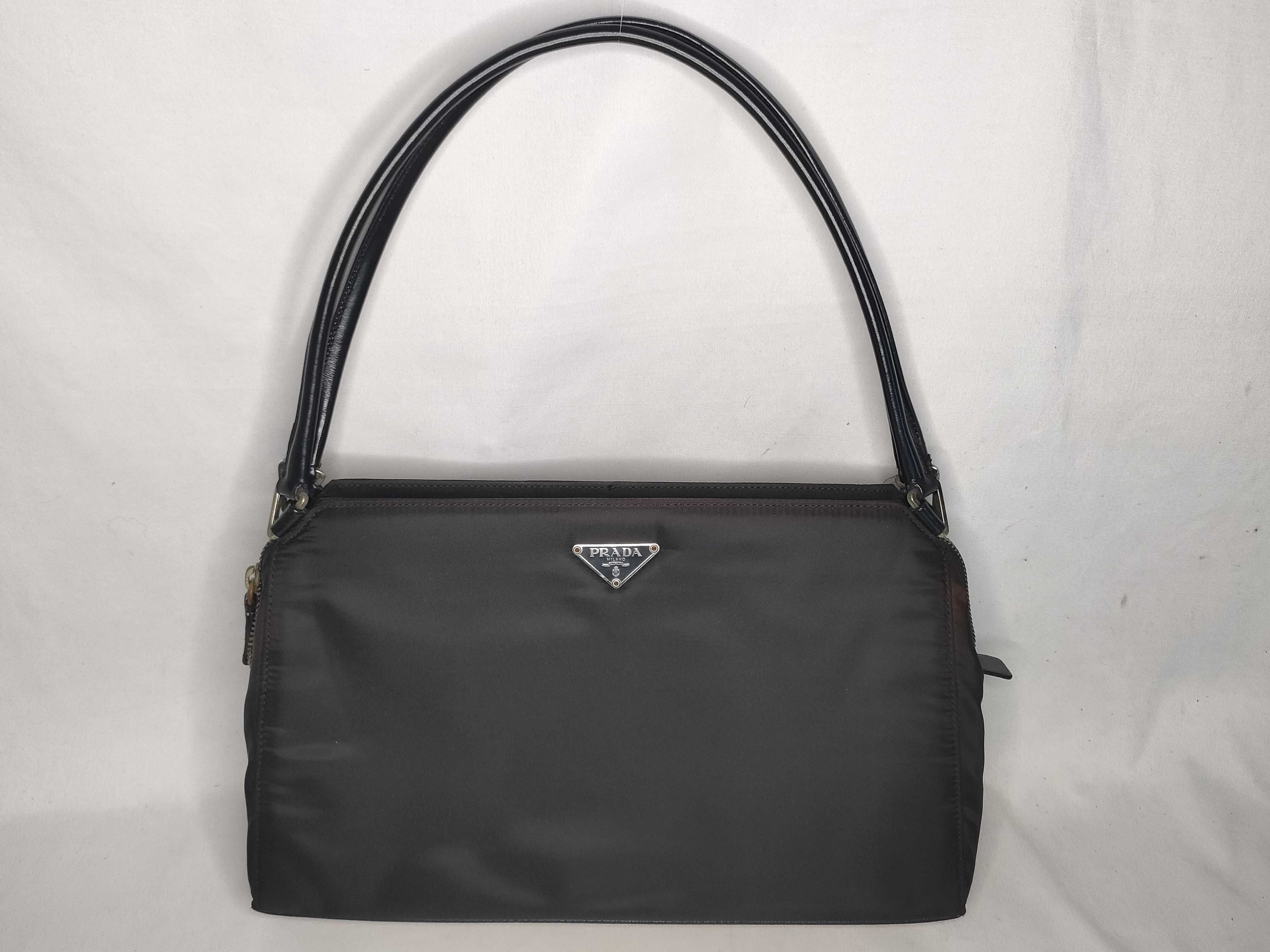 Nylon Prada Re-Nylon Mini Handbag Accessory Pouch Black Handbag