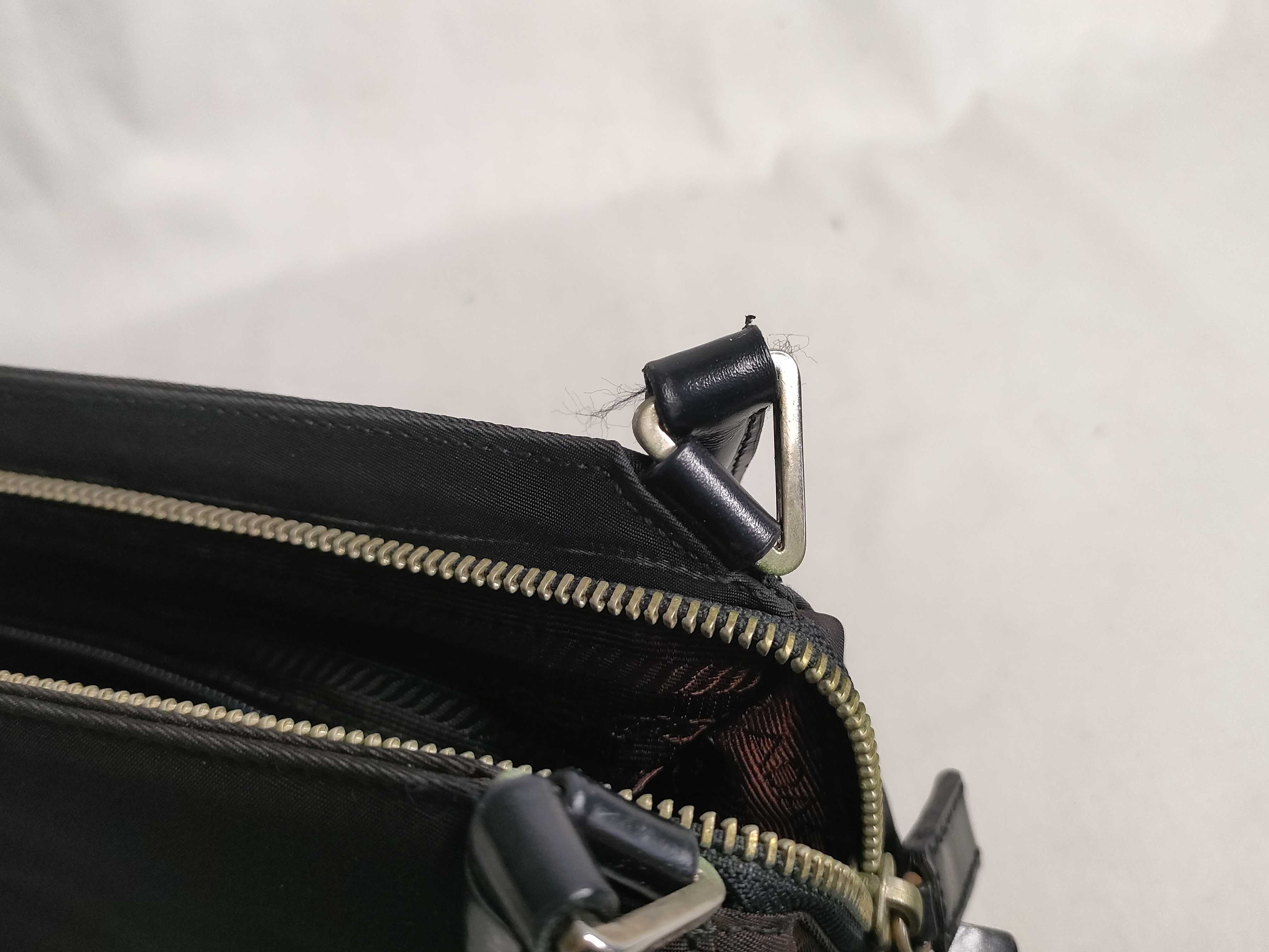 Nylon Prada Re-Nylon Mini Handbag Accessory Pouch Black Handbag — view 14