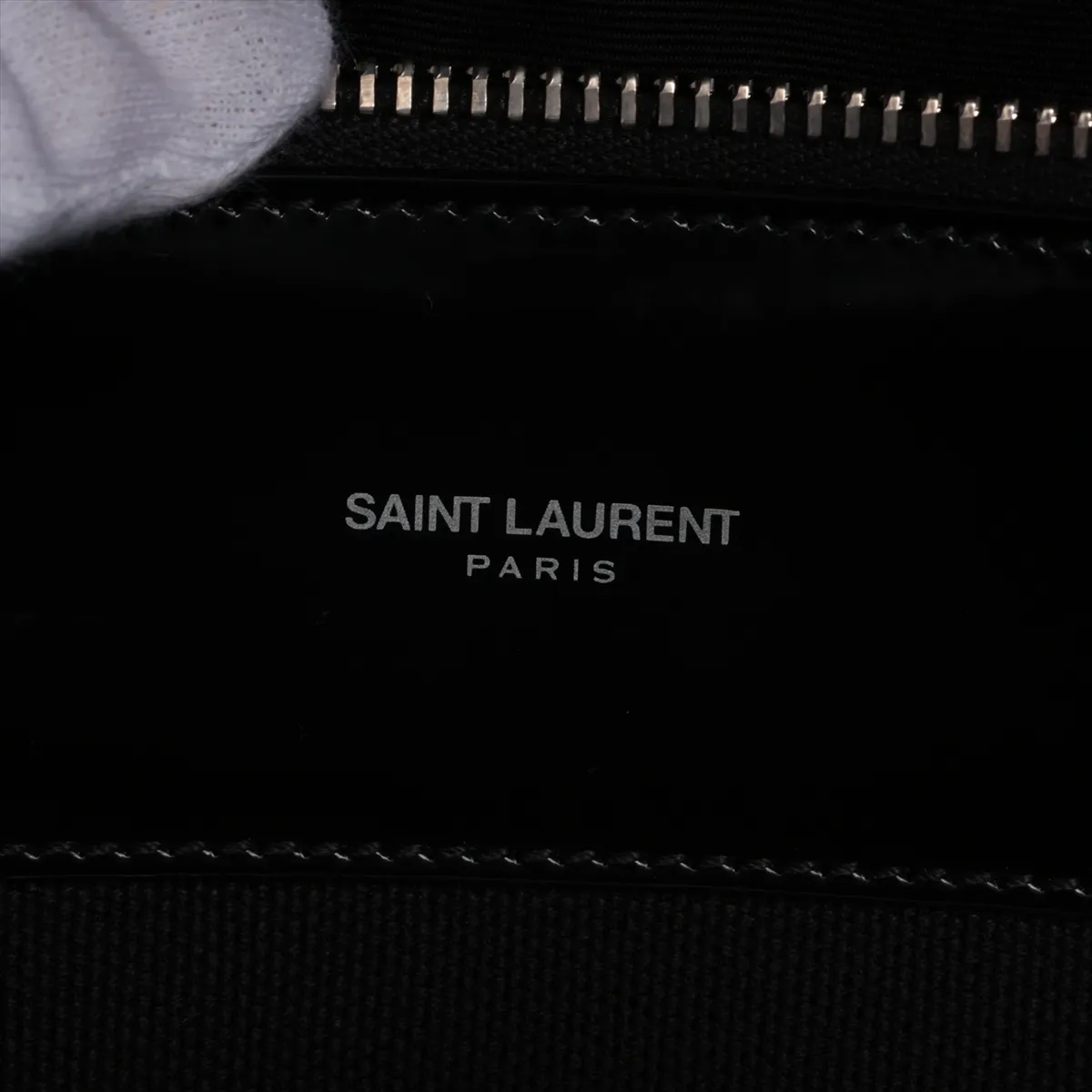Large Sac de Jour Patent Leather 2WAY Handbag Black 631526 — view 11
