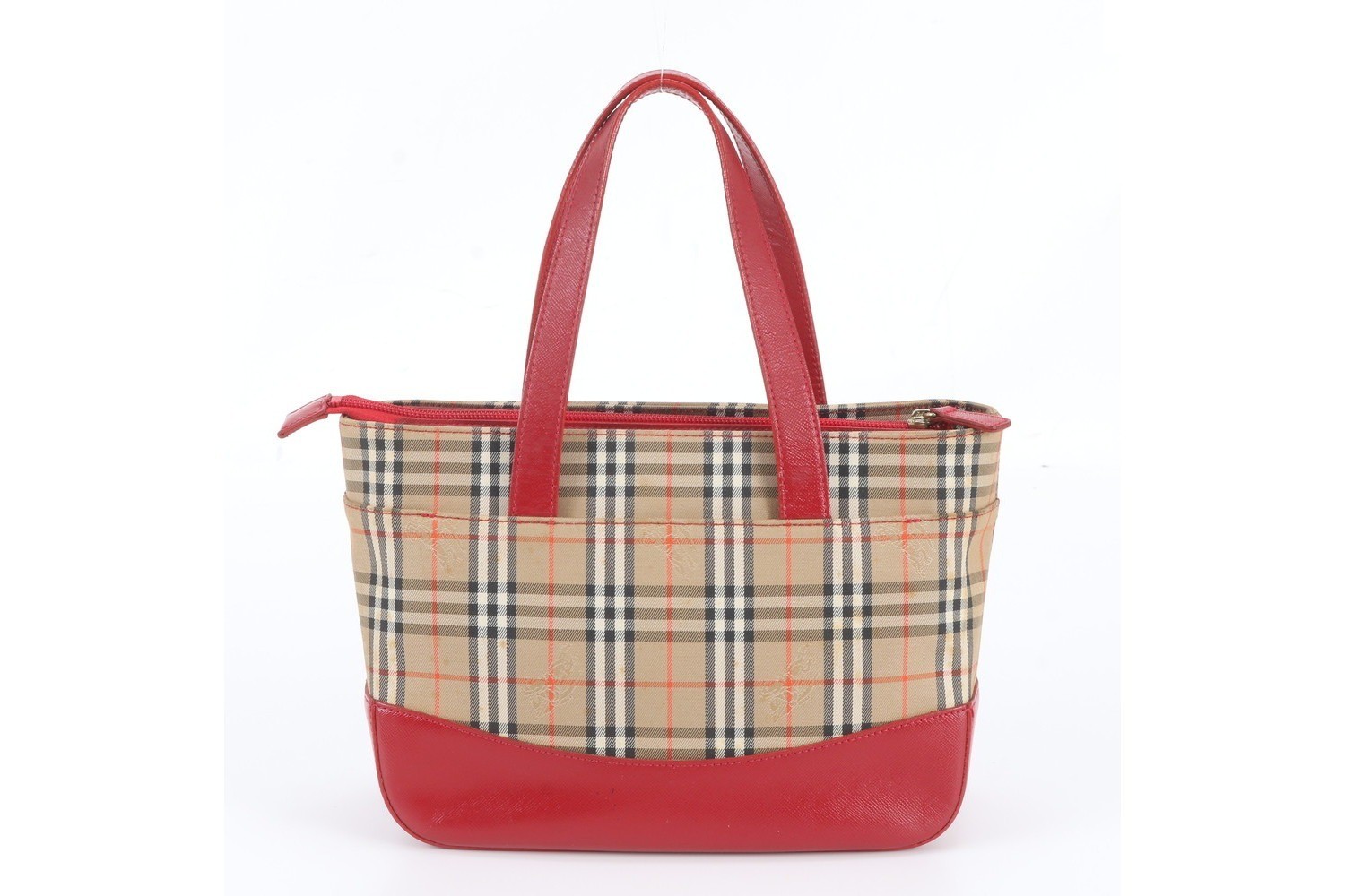 Nova Check Shadow Horse Leather Tote Bag — view 3