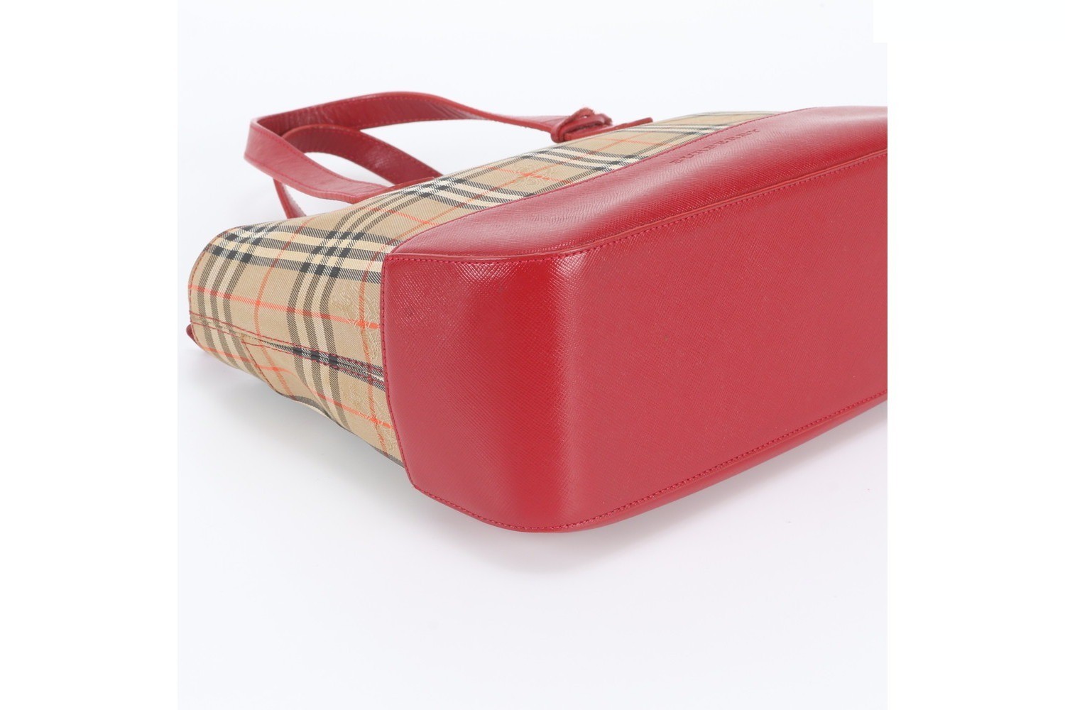 Nova Check Shadow Horse Leather Tote Bag — view 5