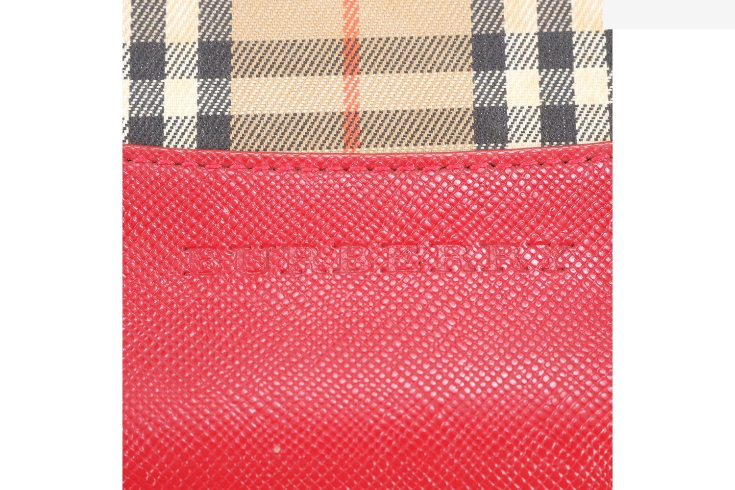 Nova Check Shadow Horse Leather Tote Bag — view 8