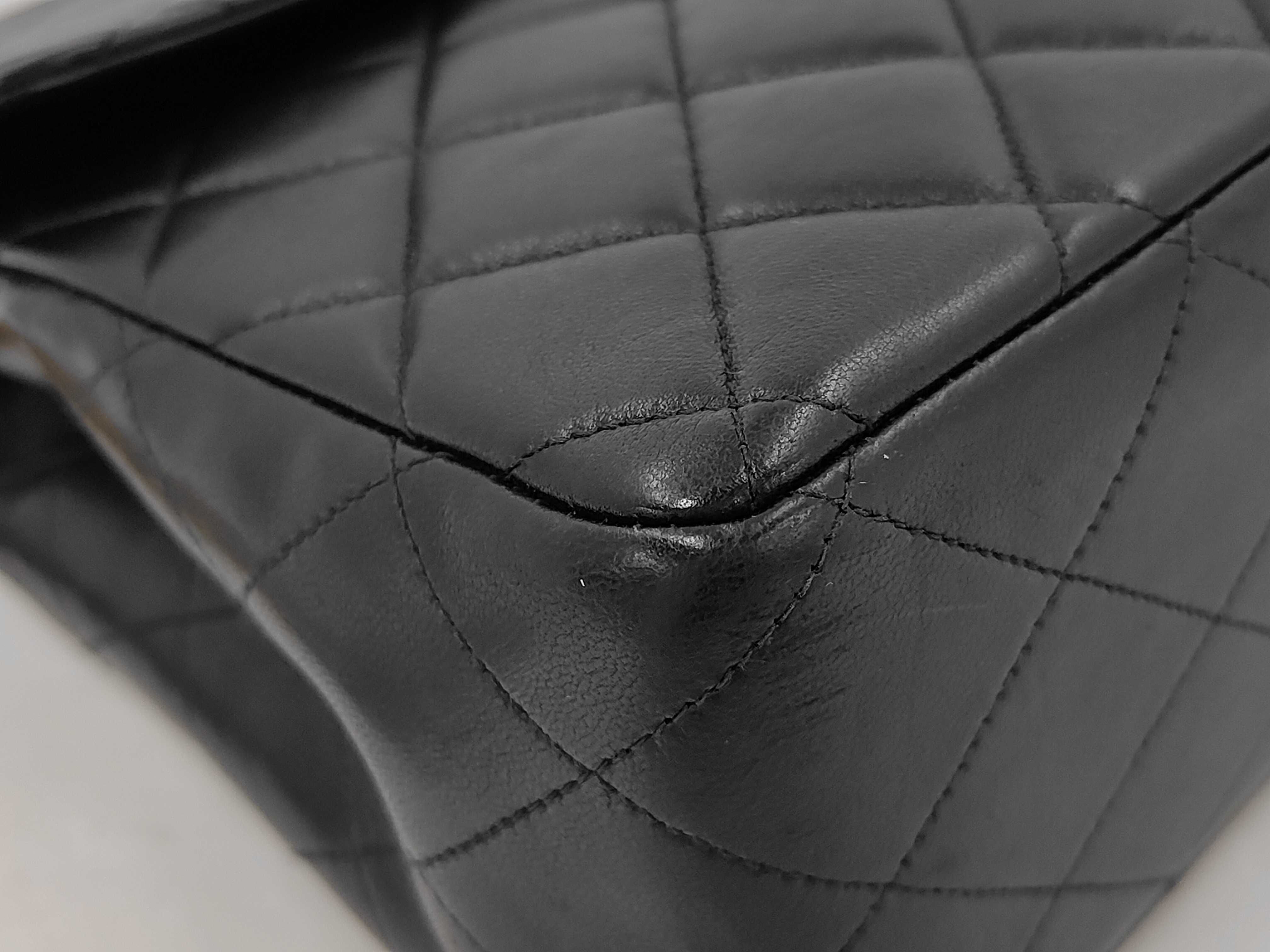 Large Matelassé Lambskin Shoulder Bag — view 7
