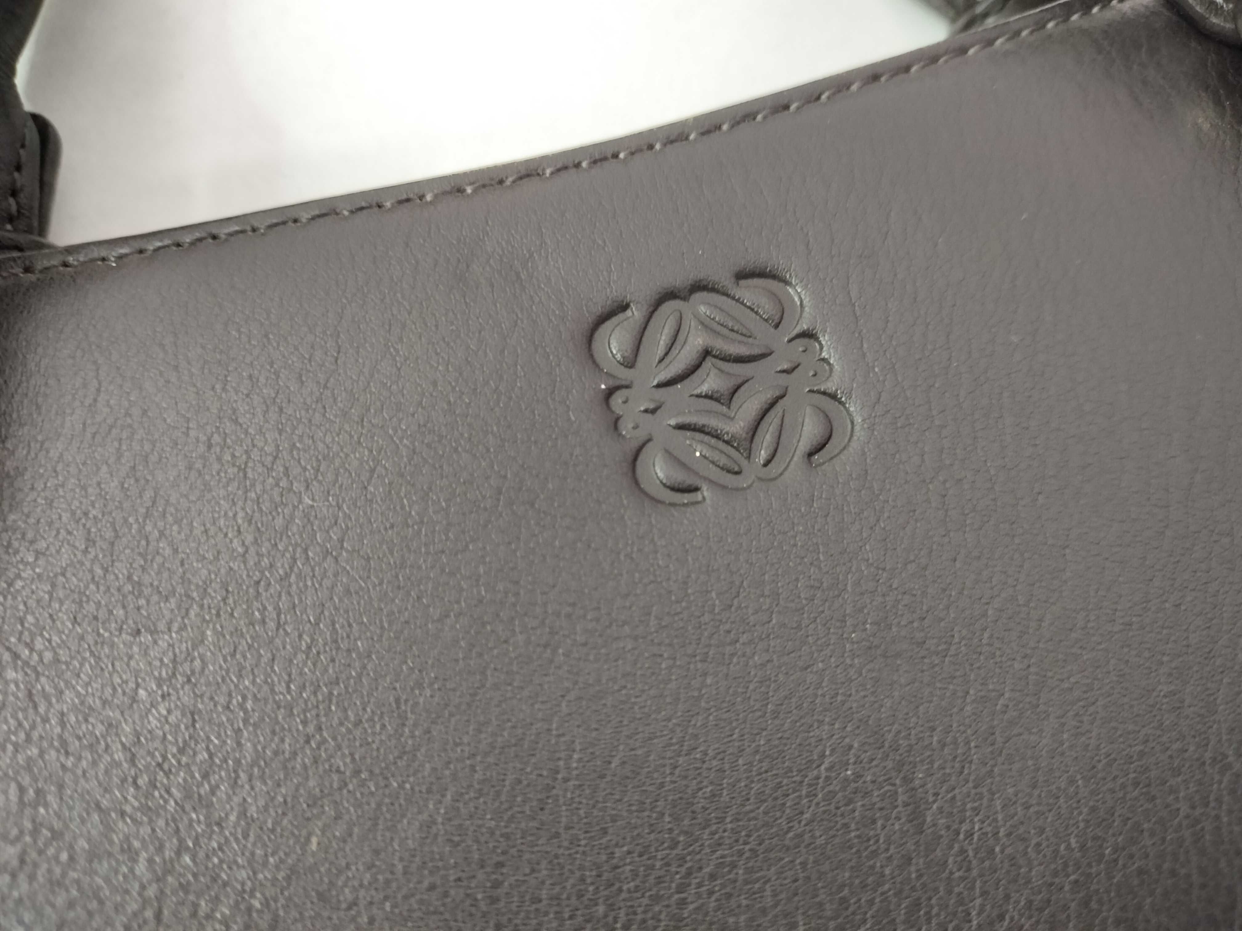 Anagram Handbag, Dark Brown — view 11