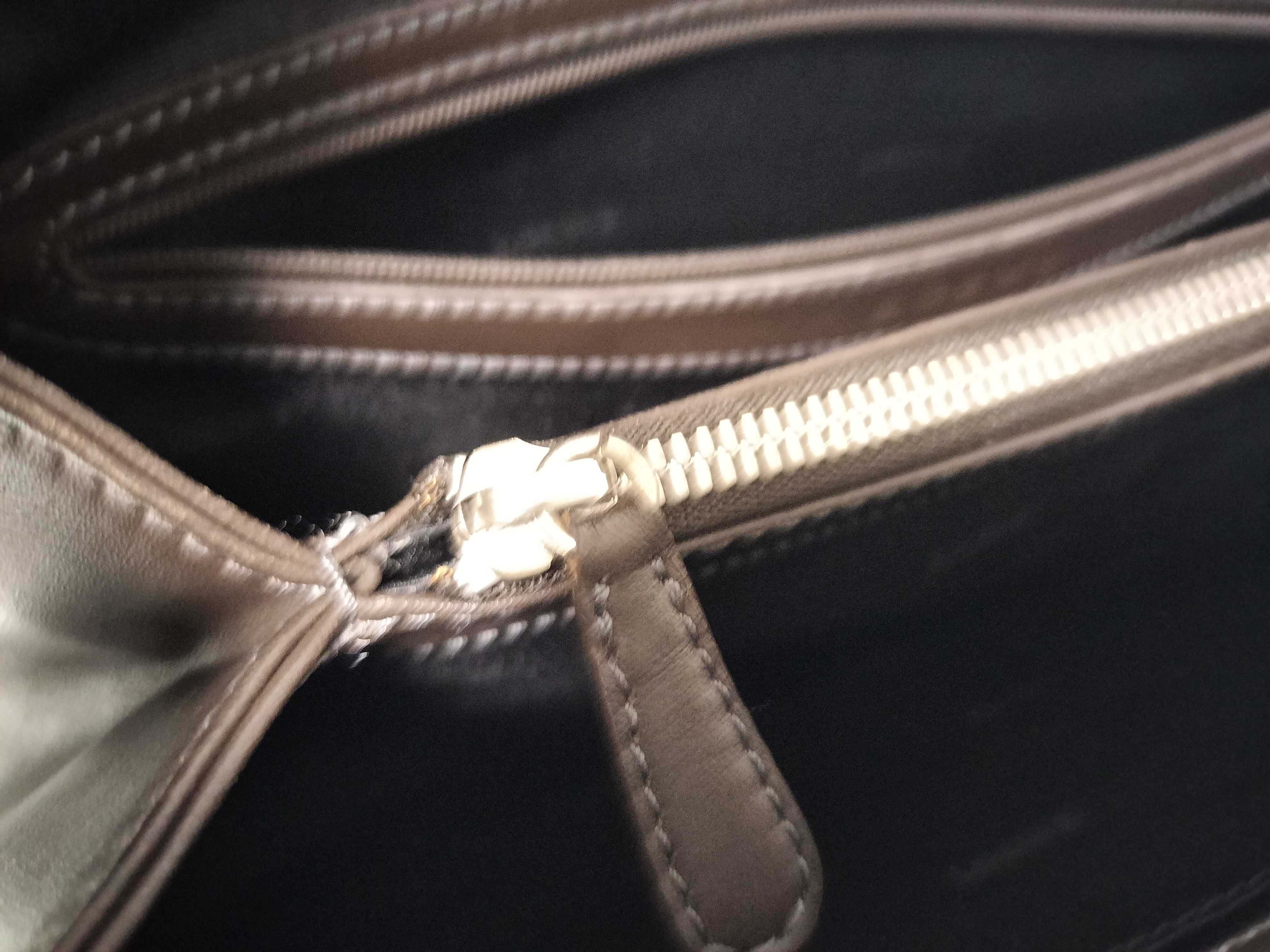 Anagram Handbag, Dark Brown — view 14