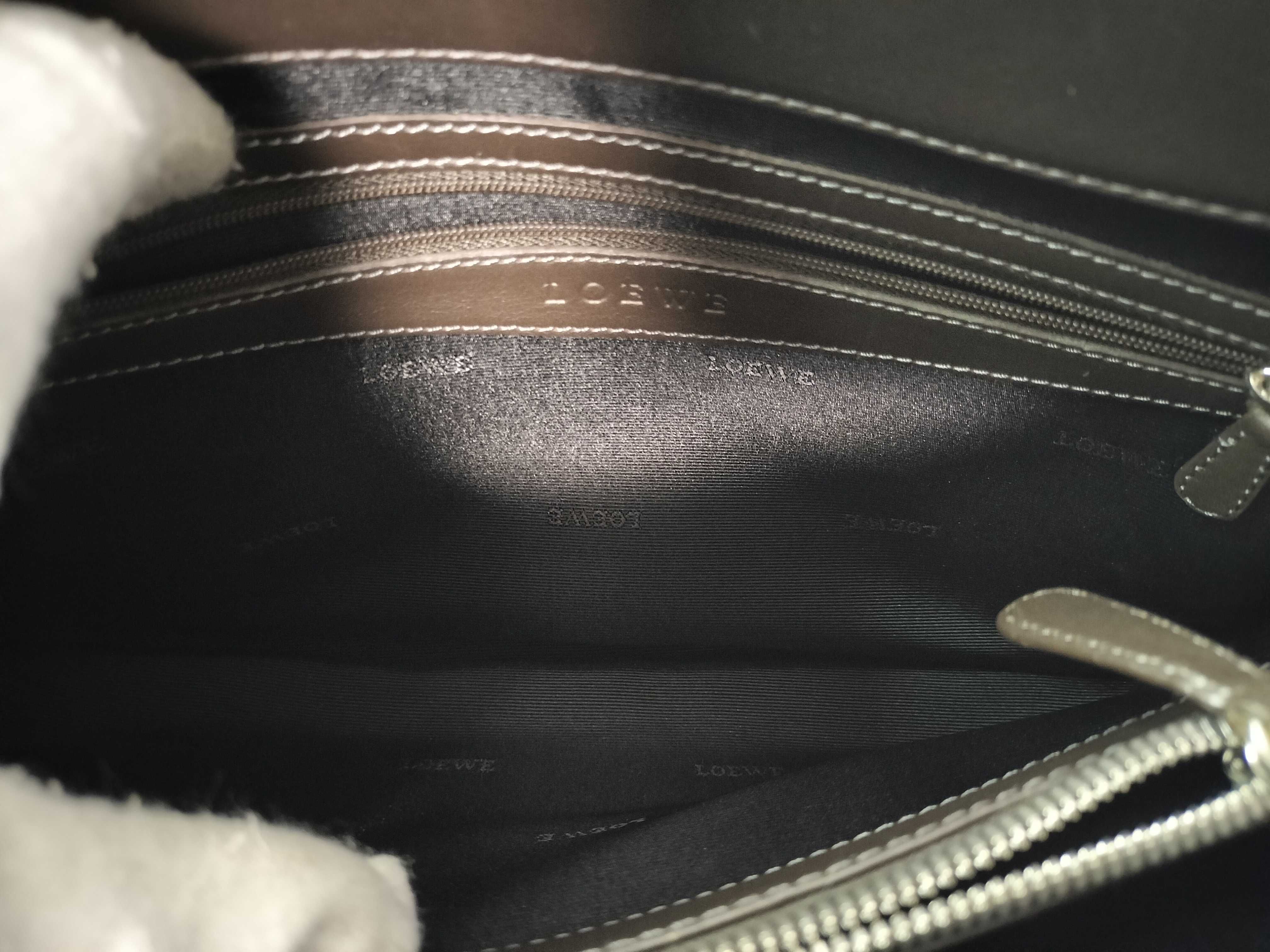 Anagram Handbag, Dark Brown — view 15