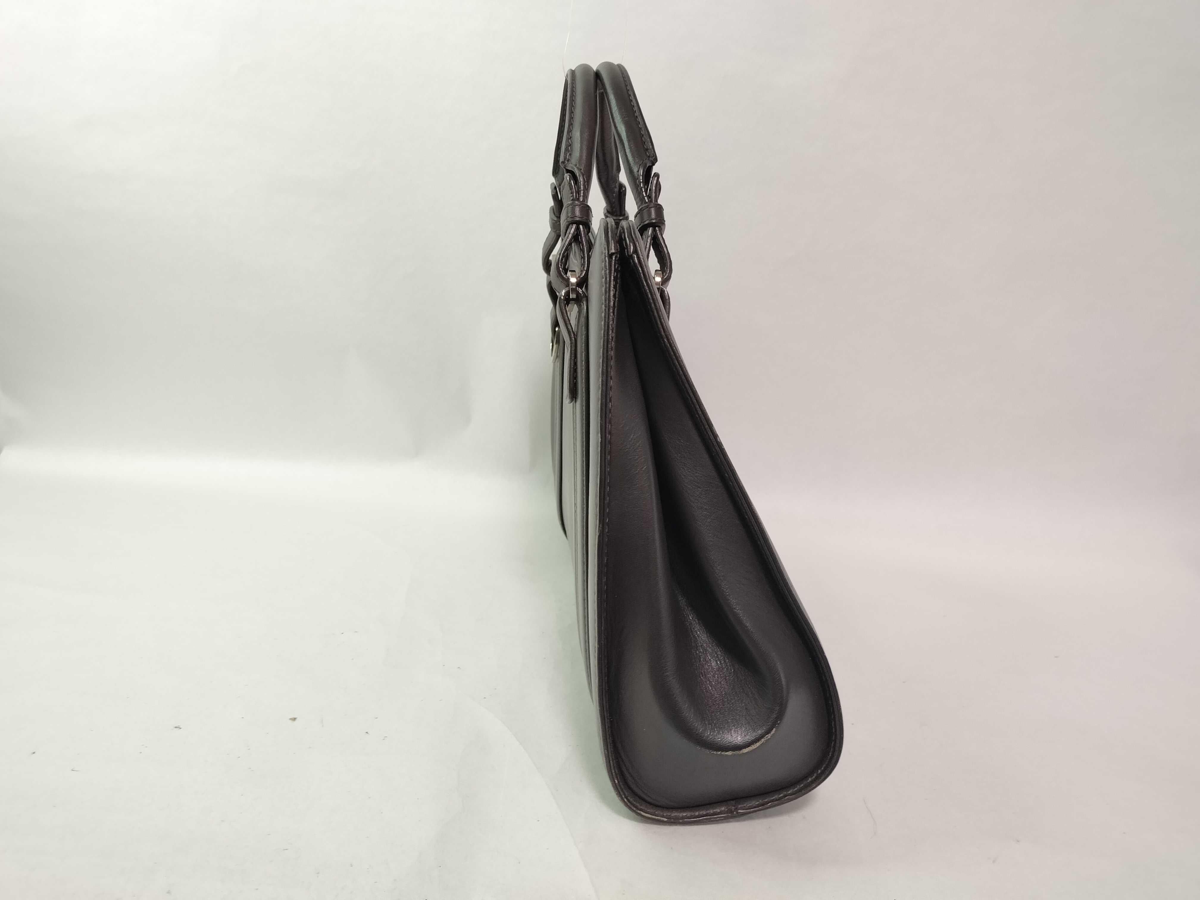 Anagram Handbag, Dark Brown — view 4