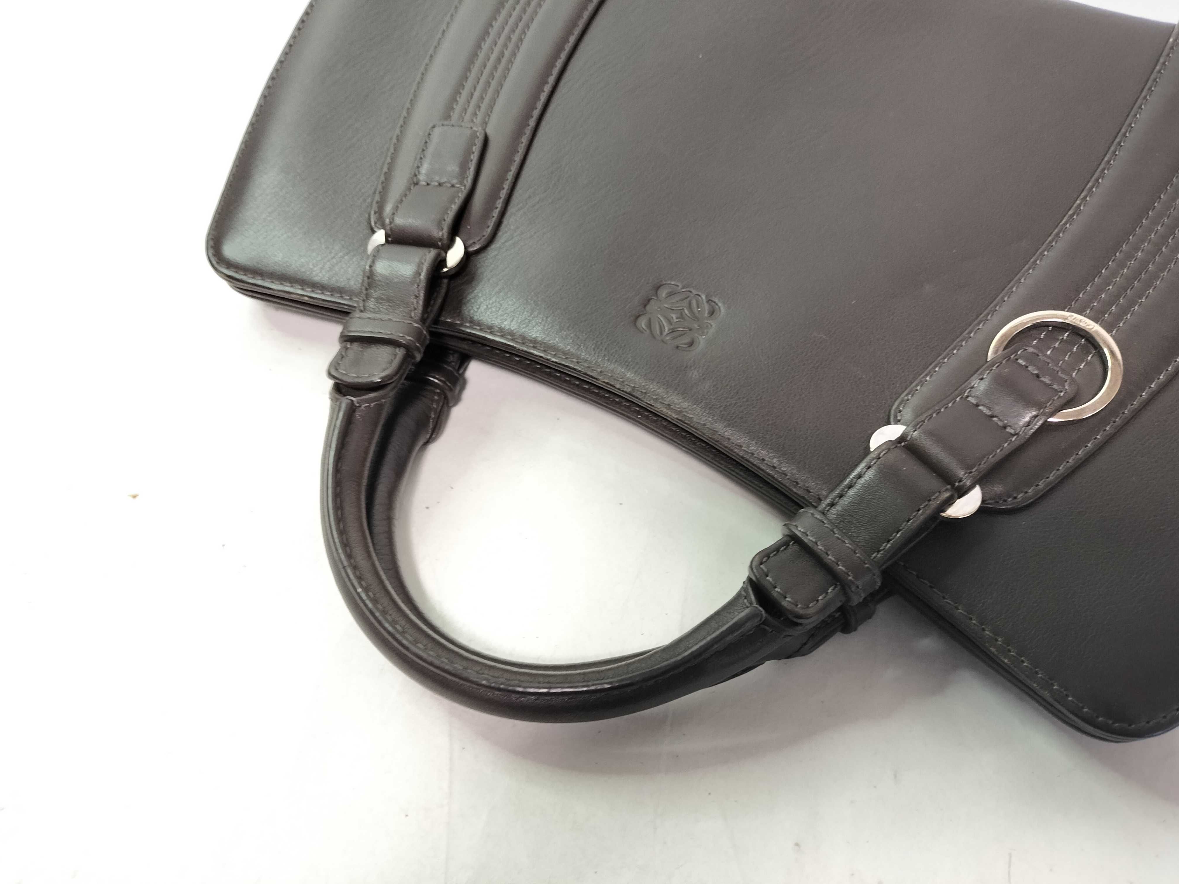 Anagram Handbag, Dark Brown — view 5