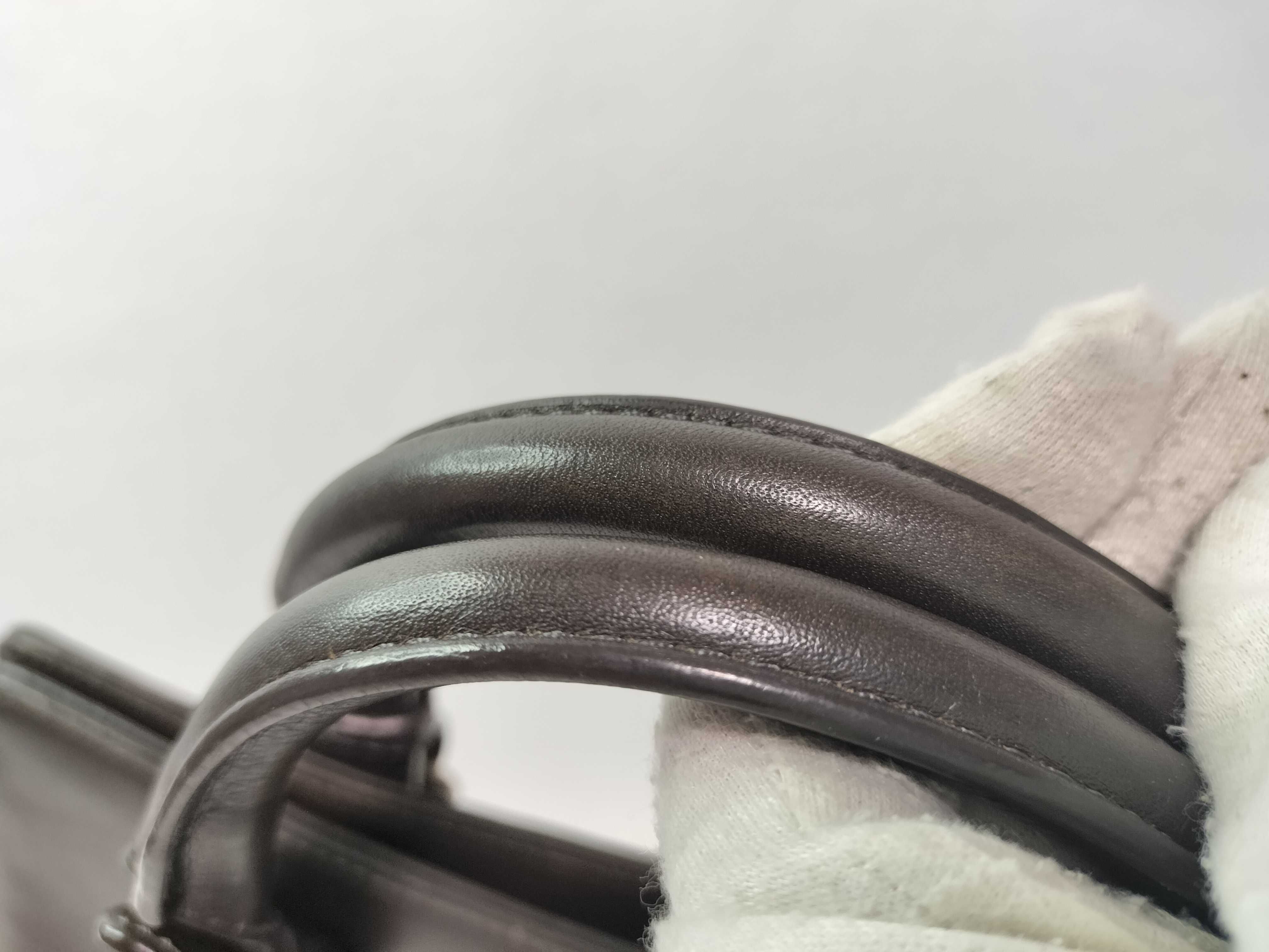 Anagram Handbag, Dark Brown — view 7