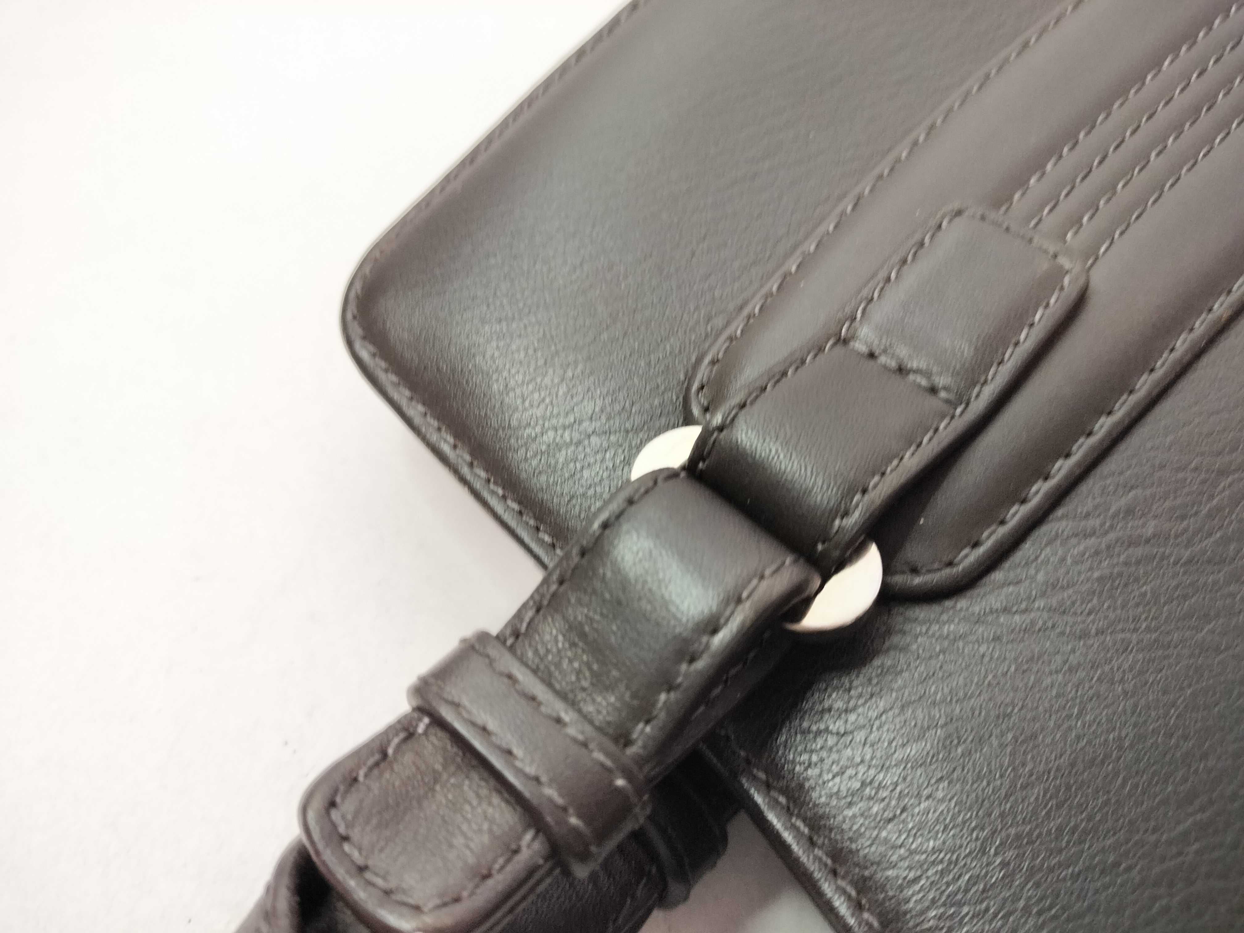 Anagram Handbag, Dark Brown — view 8