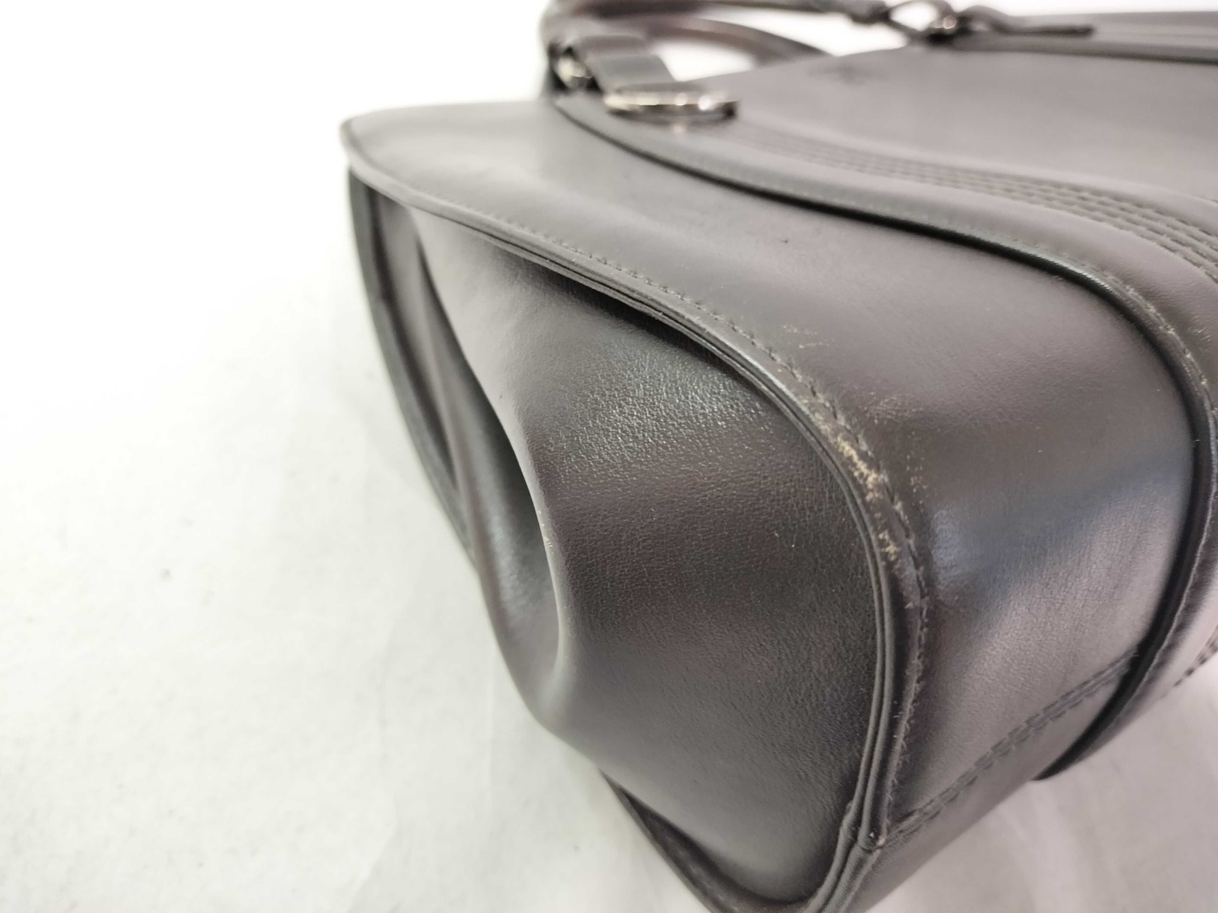 Anagram Handbag, Dark Brown — view 10