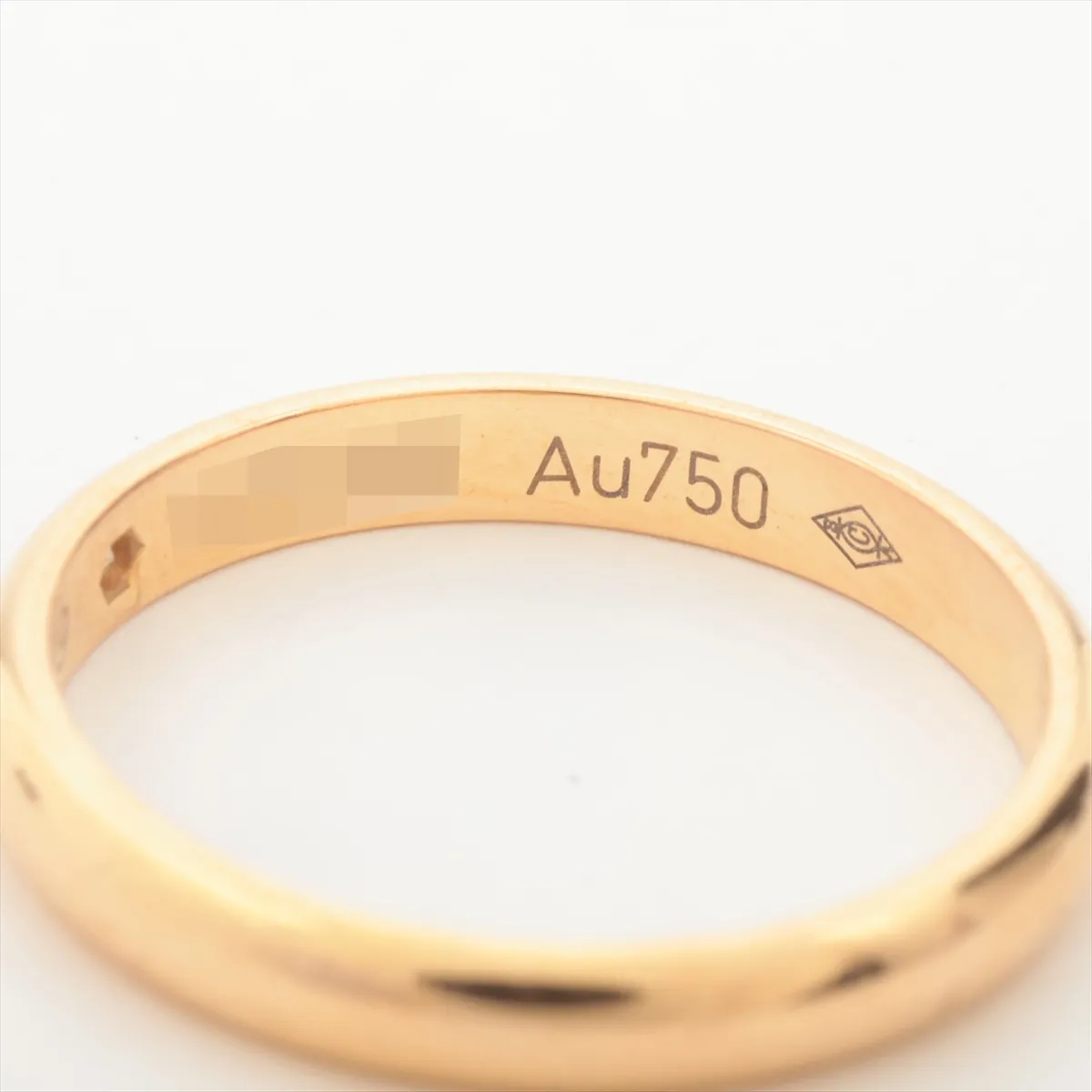 Wedding 1P Diamond Ring 750 (PG) 2.2g 49 EHE888 — view 4