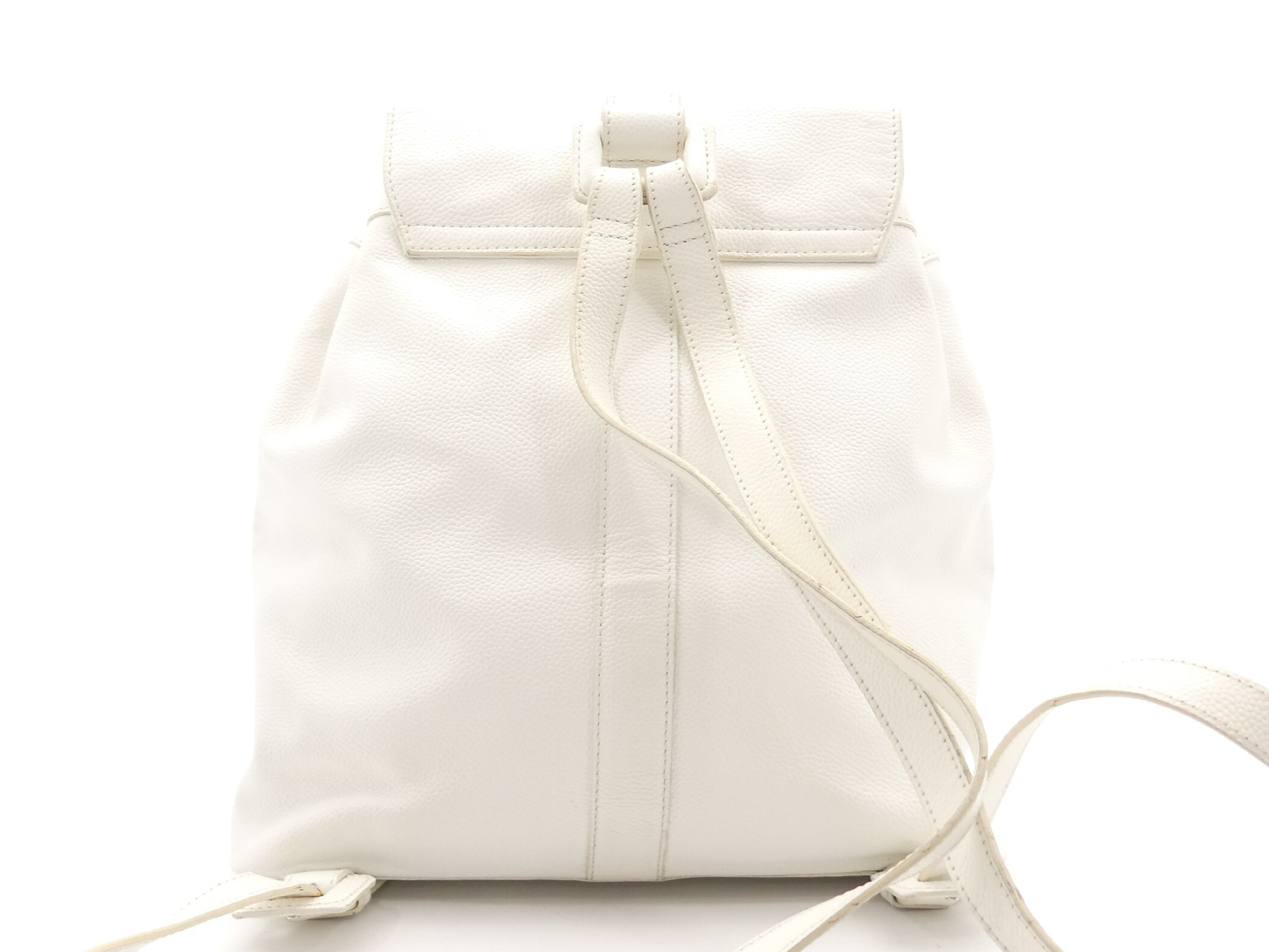 Caviar Skin Coco Mark Turnlock Backpack — view 2